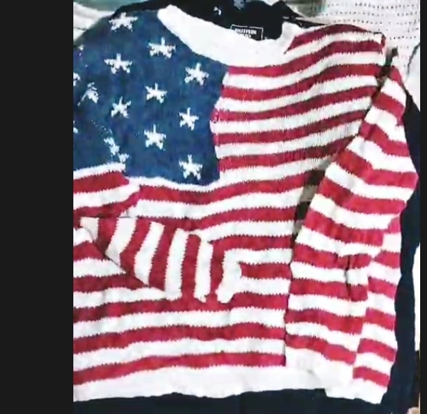15 pièces de pull avec drapeau américain