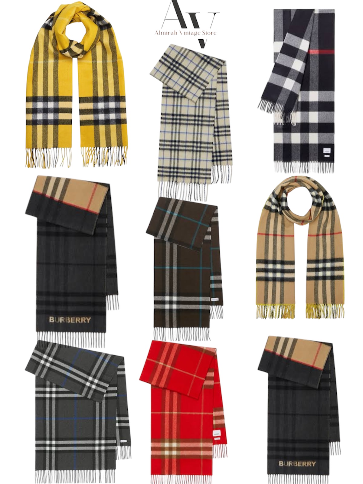 Cachecóis Burberry 200 Pcs