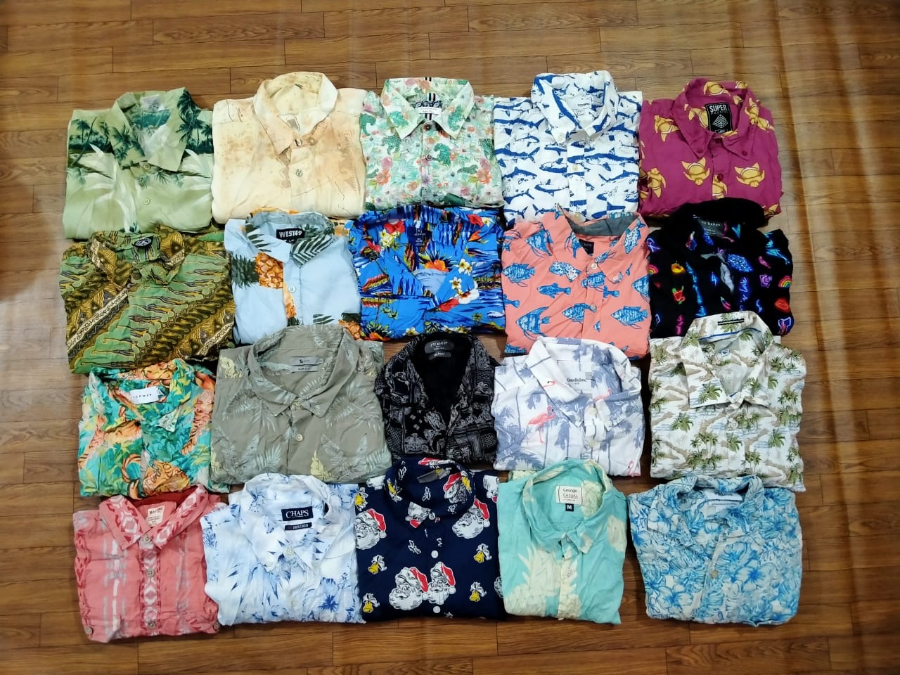 Hawaiian Shirts 50 Pcs