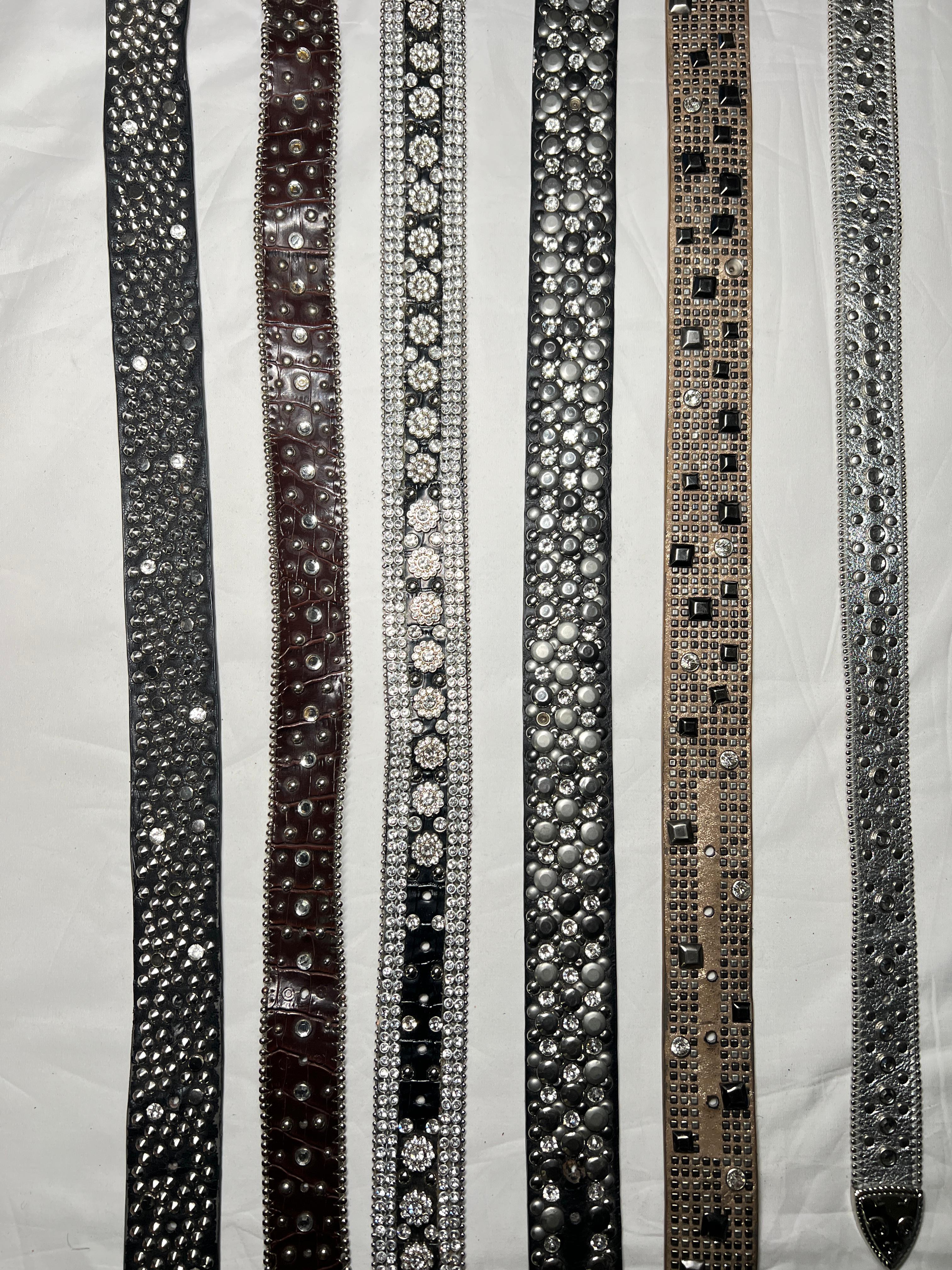 Y2k Heavy Beaded Belts Mix (M-46)