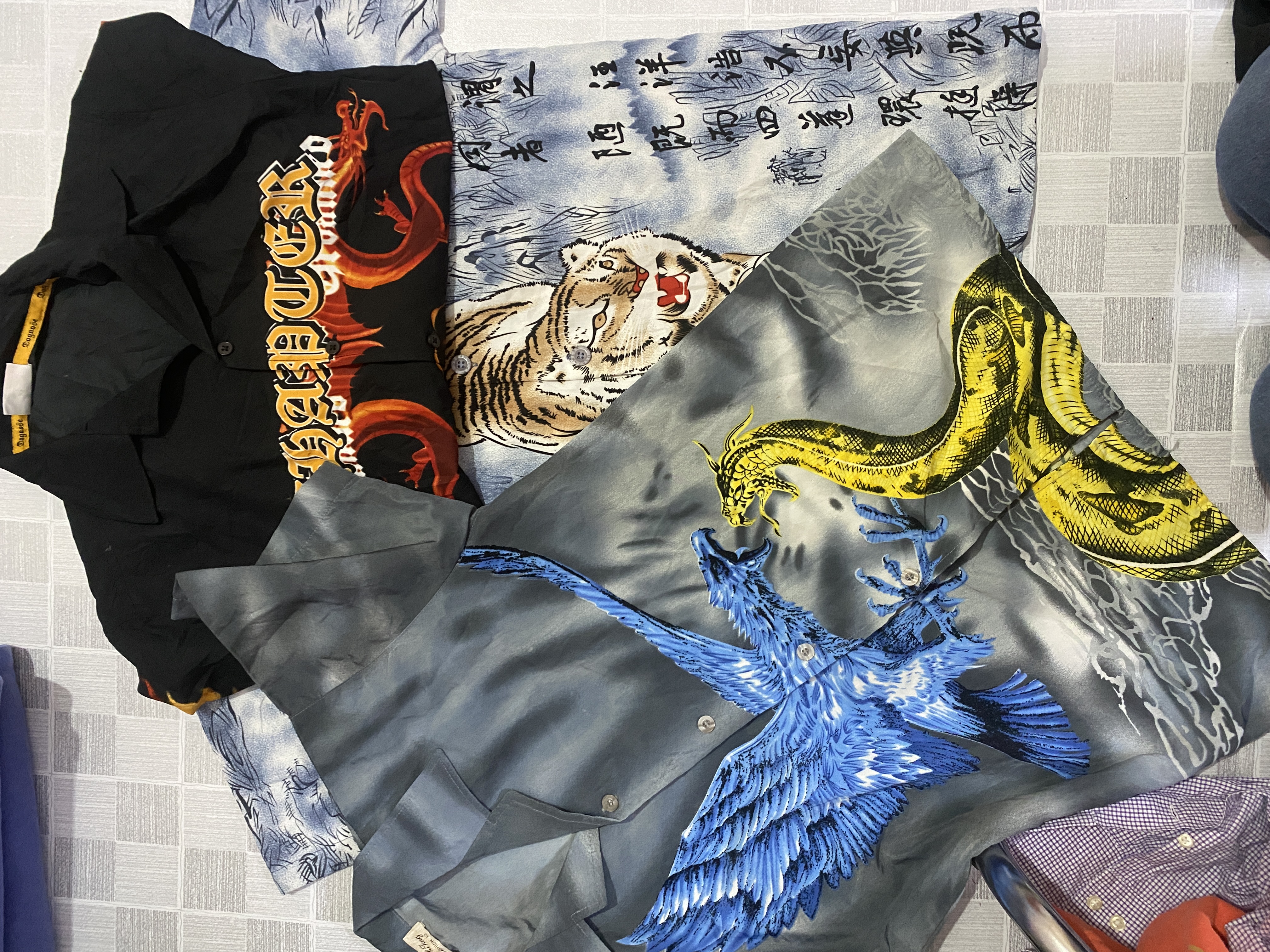 Camicie hawaiane da uomo - 12 pezzi