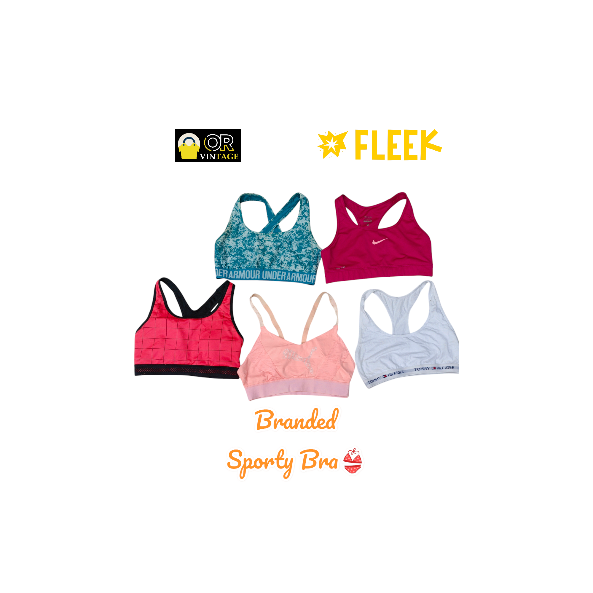 Mixed Branded Sports Bra