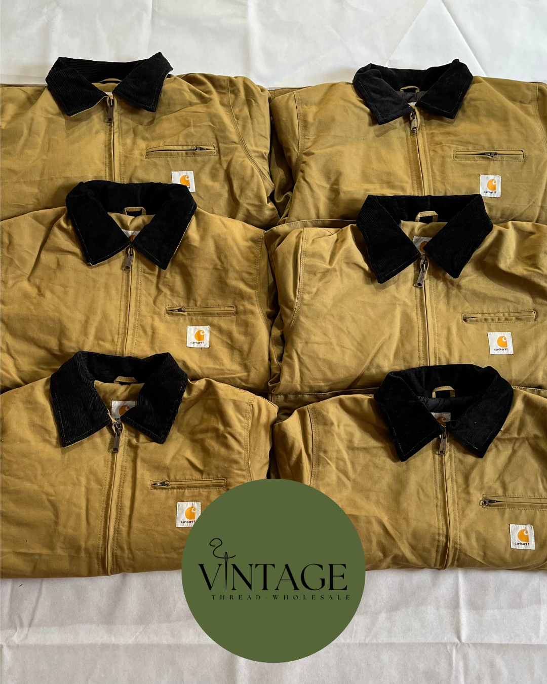 Carhartt rwwork style Tan detroit jacket-30-25225