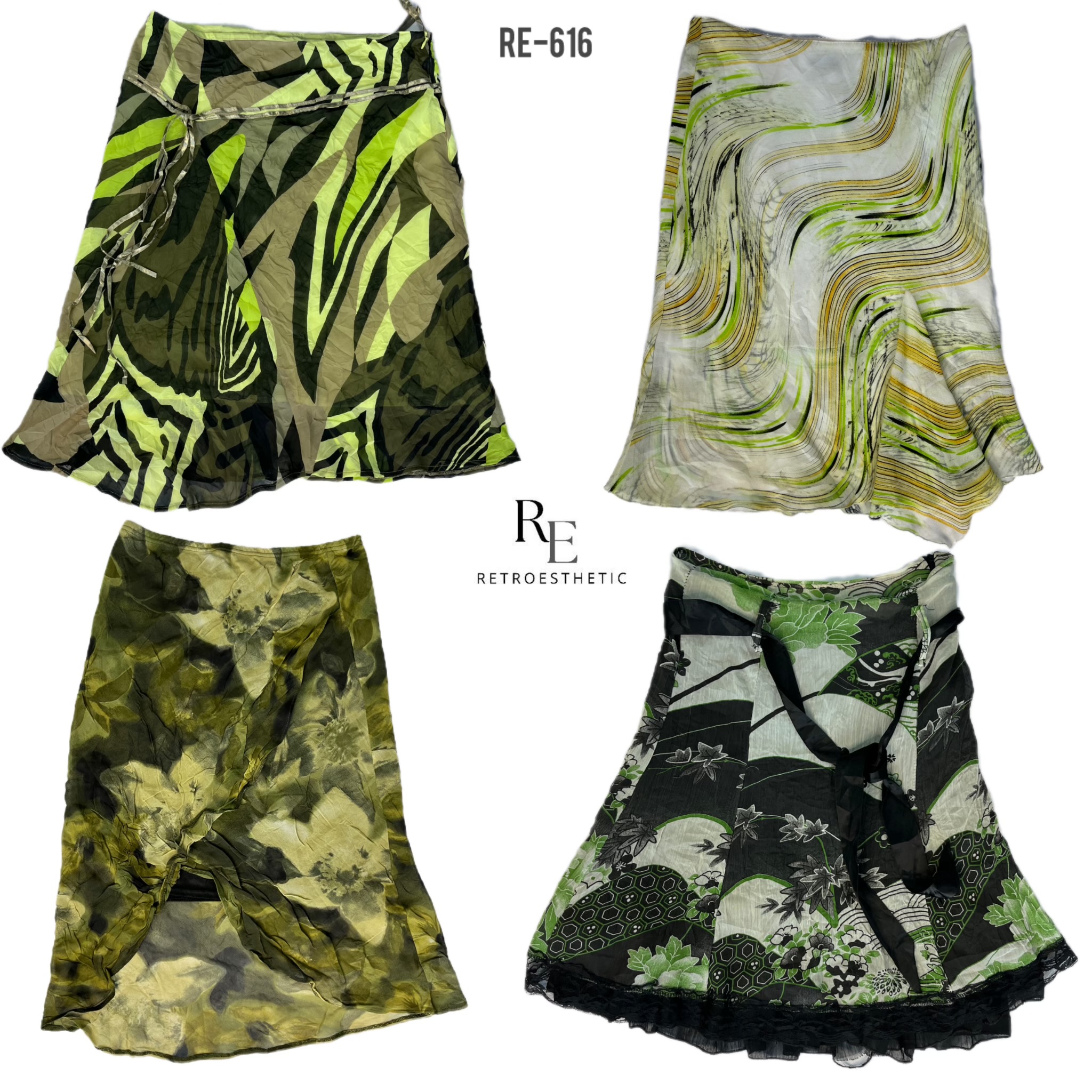 Y2K Cutesy Poly Skirts (RE-616)