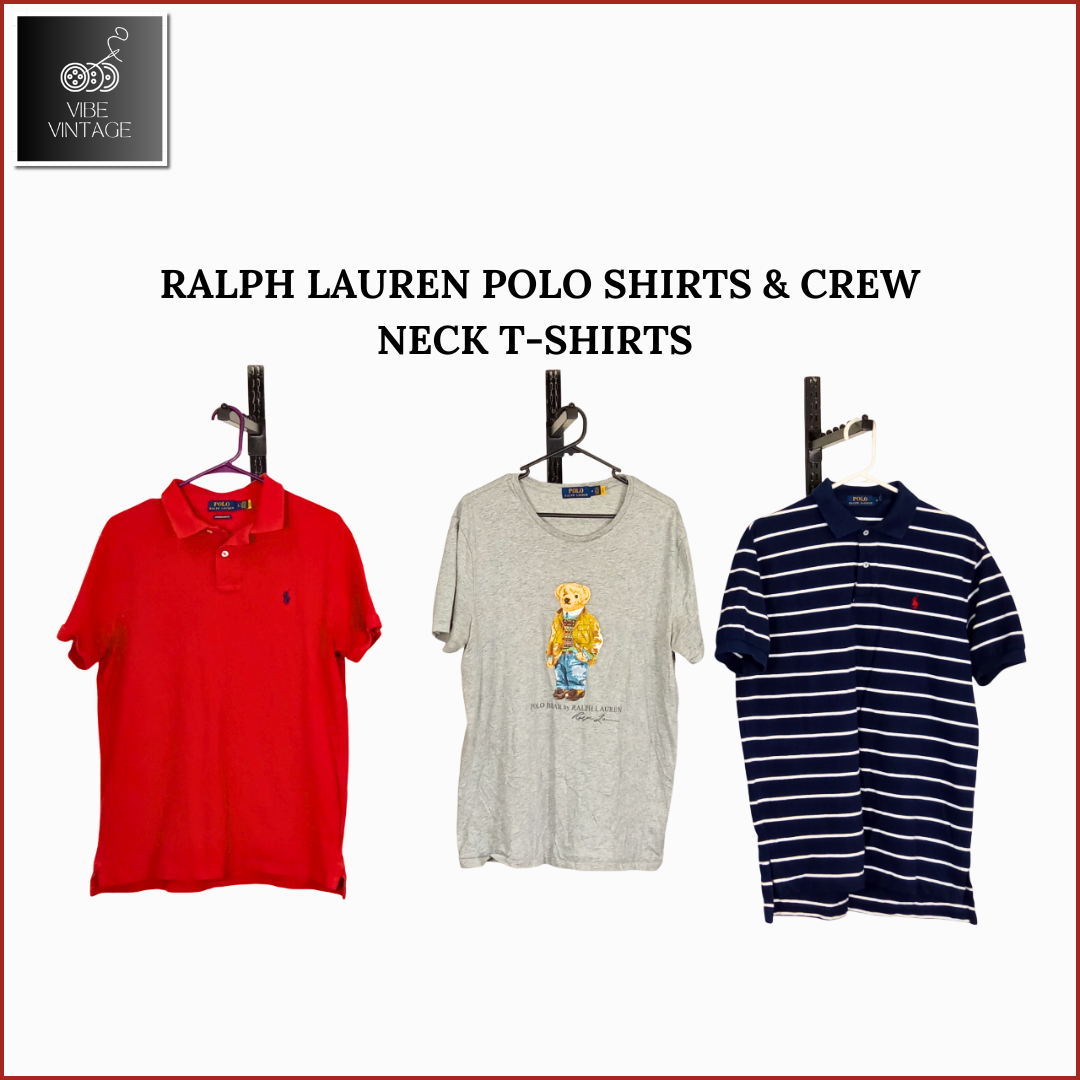 RÉGATEUR RALPH LAUREN T-SHIRTS POLO & T-SHIRTS À COL ROND - 12 PCS