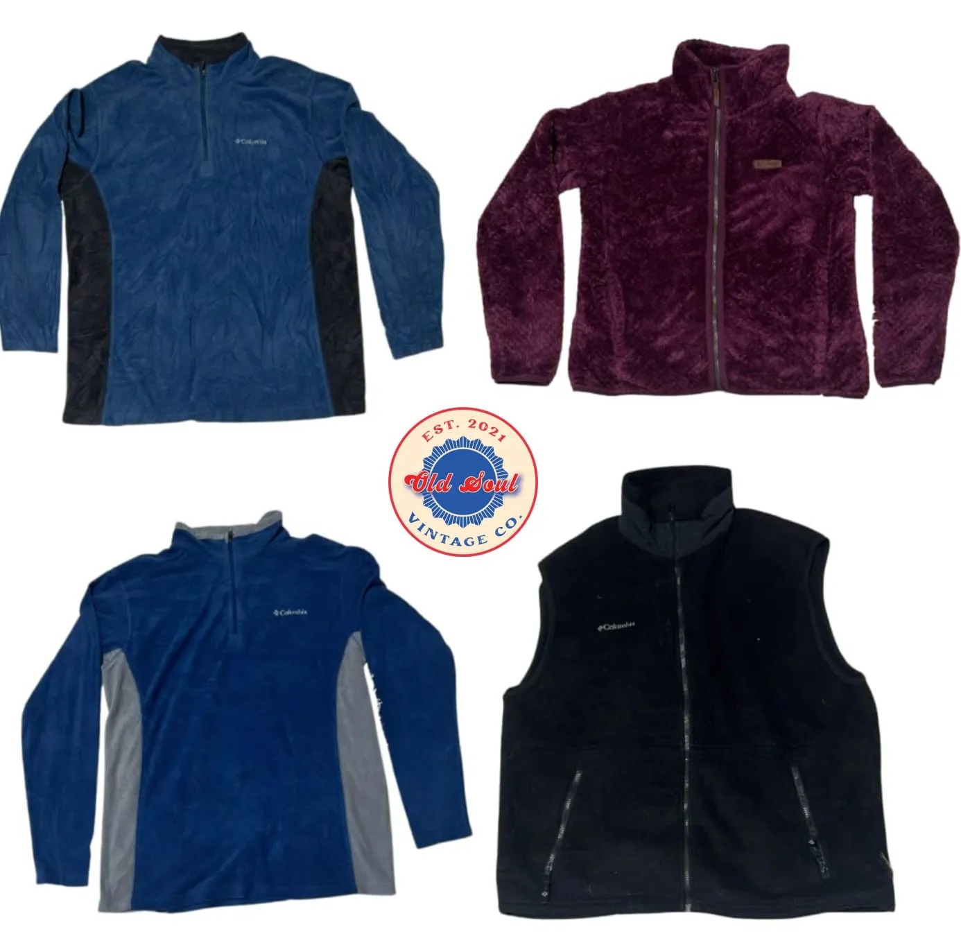 Columbia Fleece 25pcs expédiés par avion