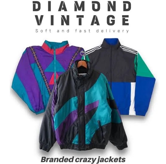 Vintage Windbreaker Jackets 25pcs Air-Shipped