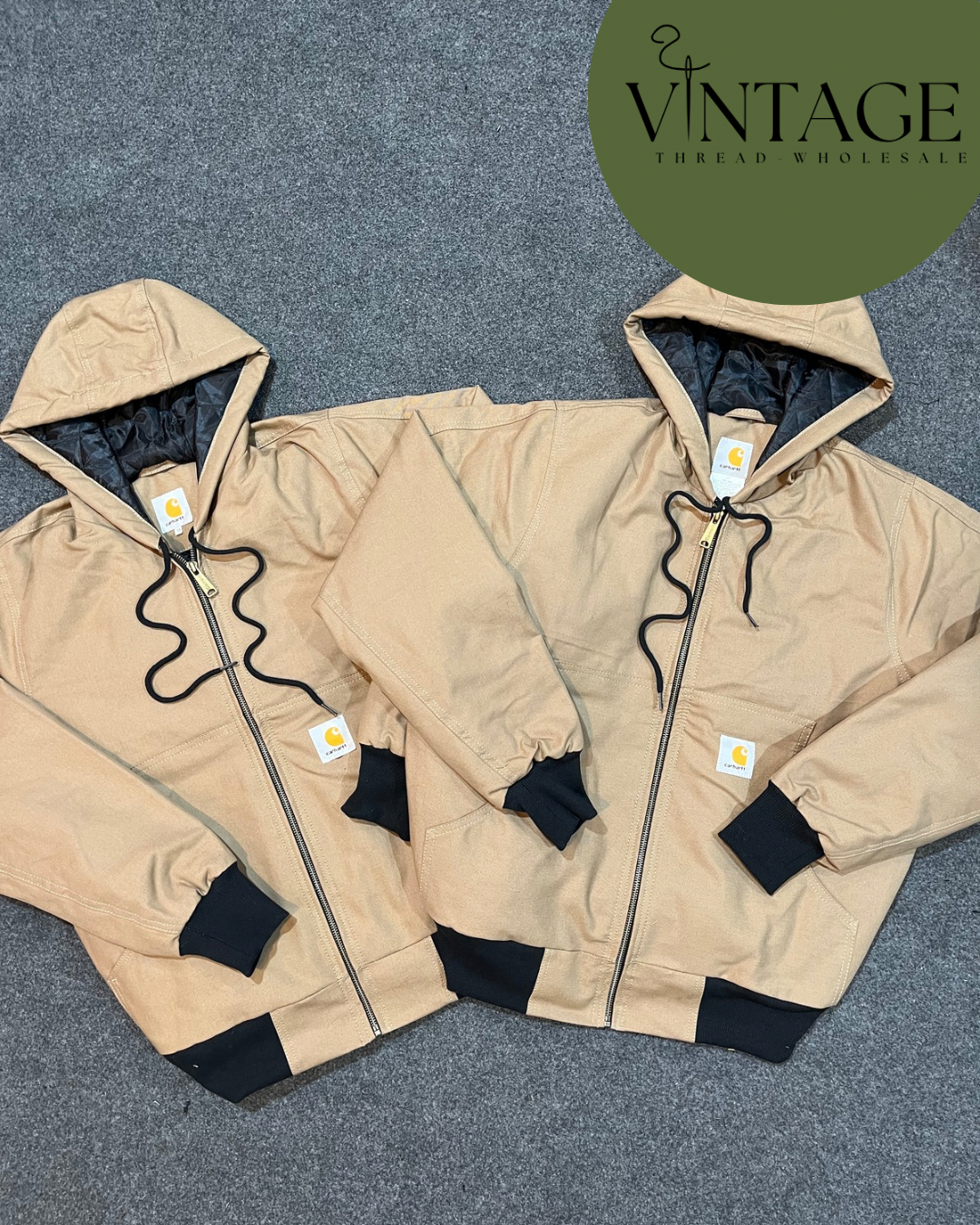 Giacche attive beige in stile rework Carhartt - 15-25225