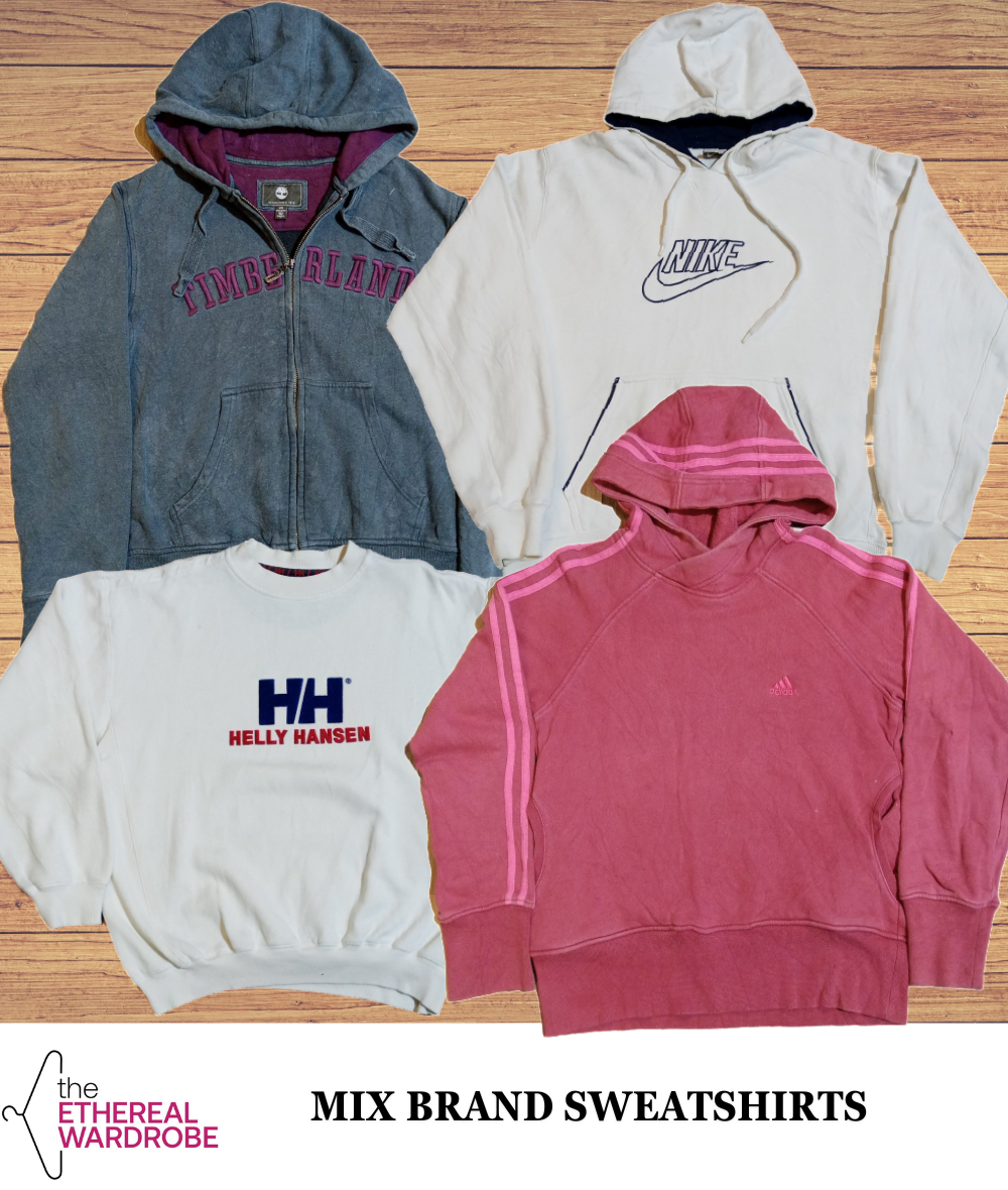 Mixed Brand Sweatshirts incl Nike, Adidas, Umbro 20 pcs