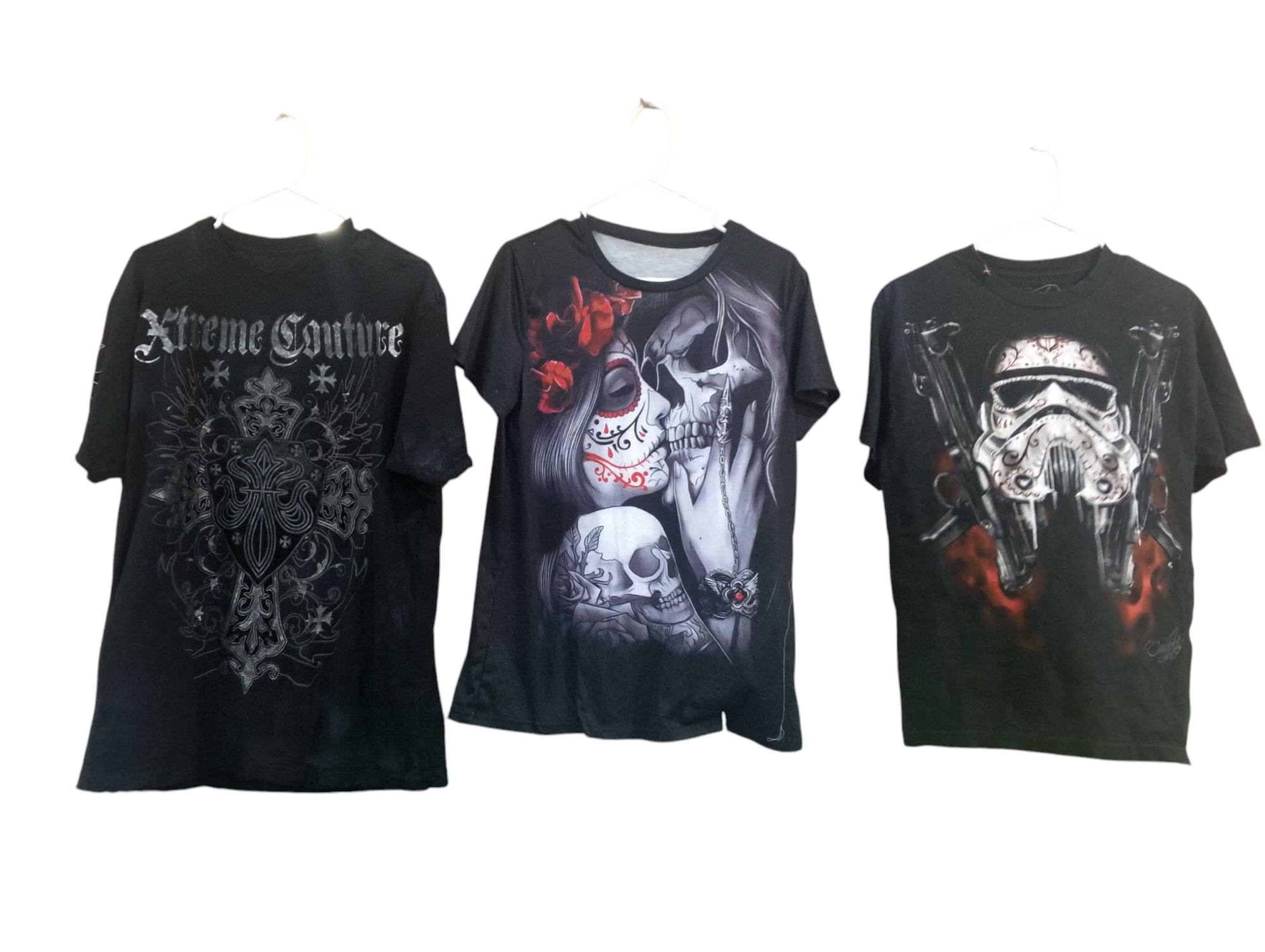 Affliction style t-shirts -17pcs -feb22/25