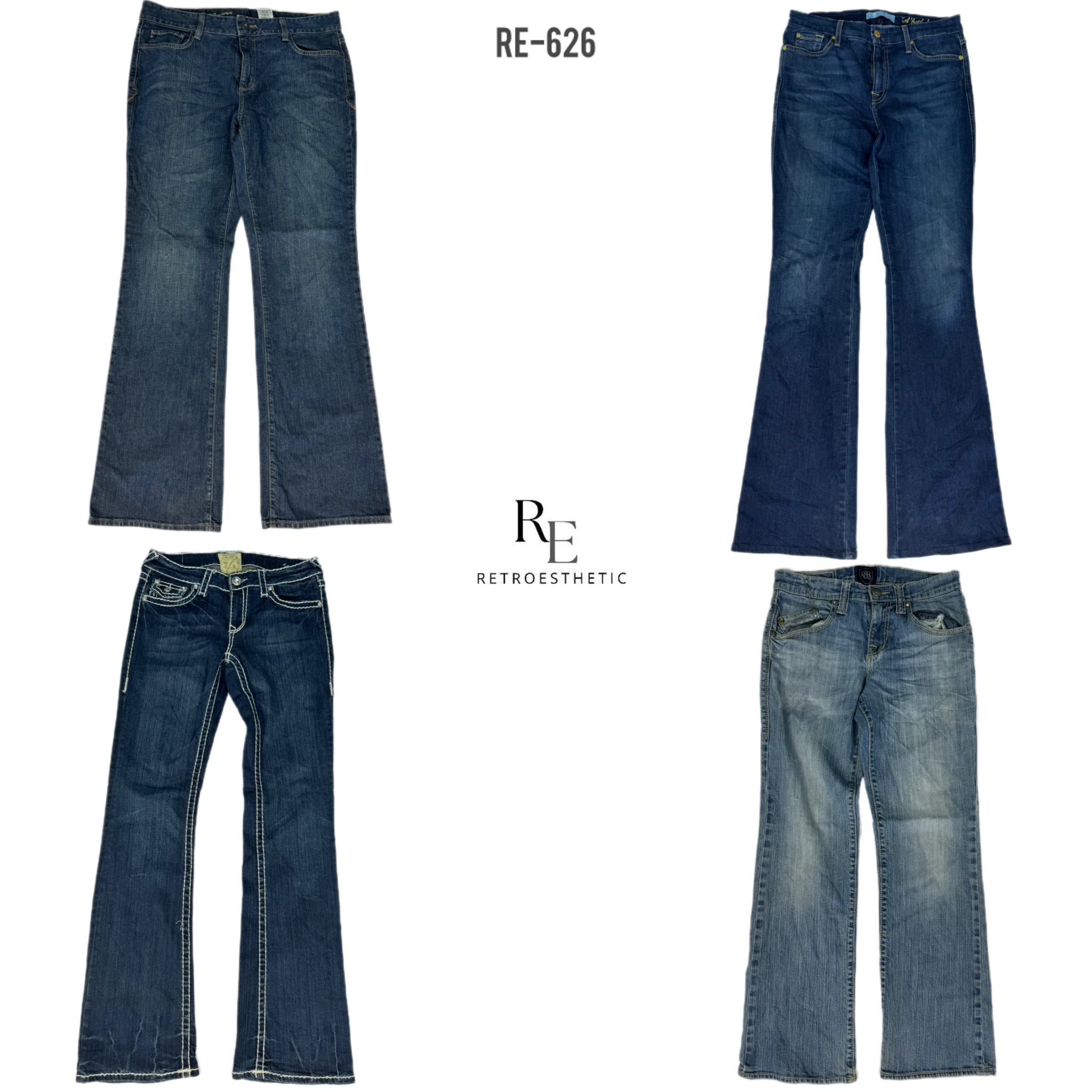 Y2K IT Girl Denim Jeans (RE-626)