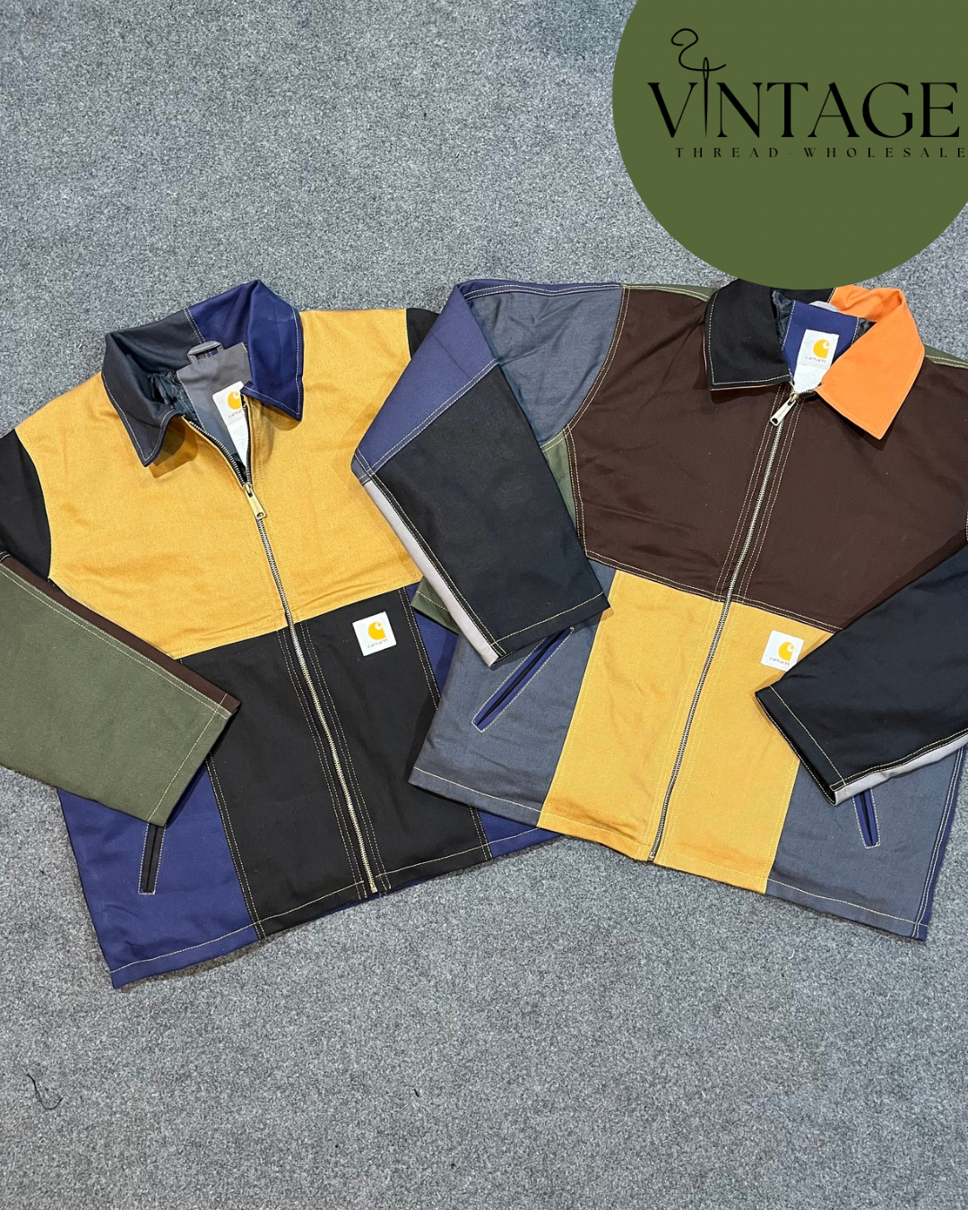 Jaqueta de retalho estilo rework Carhartt Detroit-15-26225