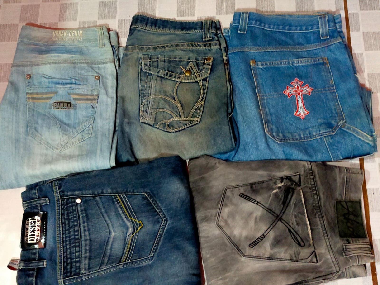 DIESEL E ALTRI JEANS DI VARI BRAND (10 PC) (MD 77)