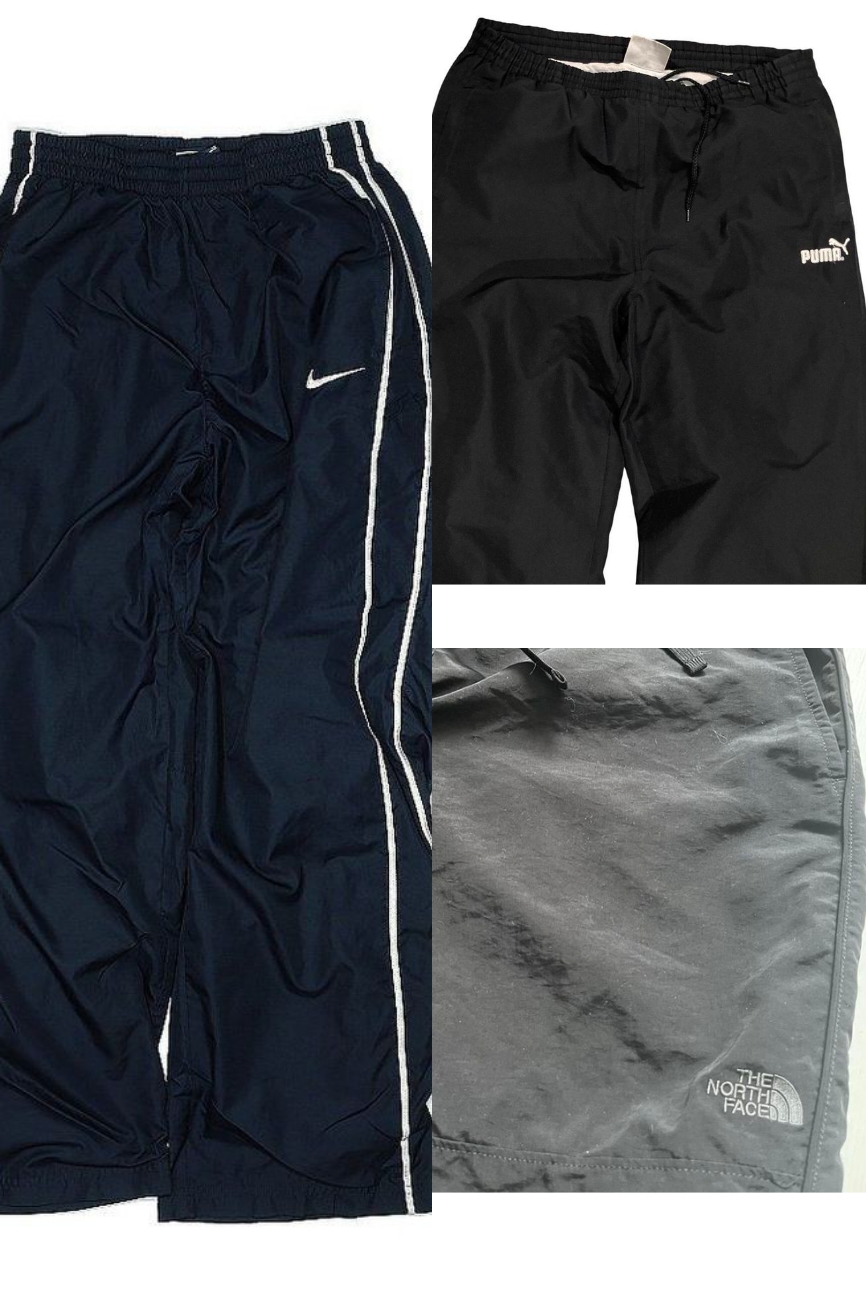 Mixed Branded Track Pants 27 Pieces Nike, The North Face, Puma, Old Navy