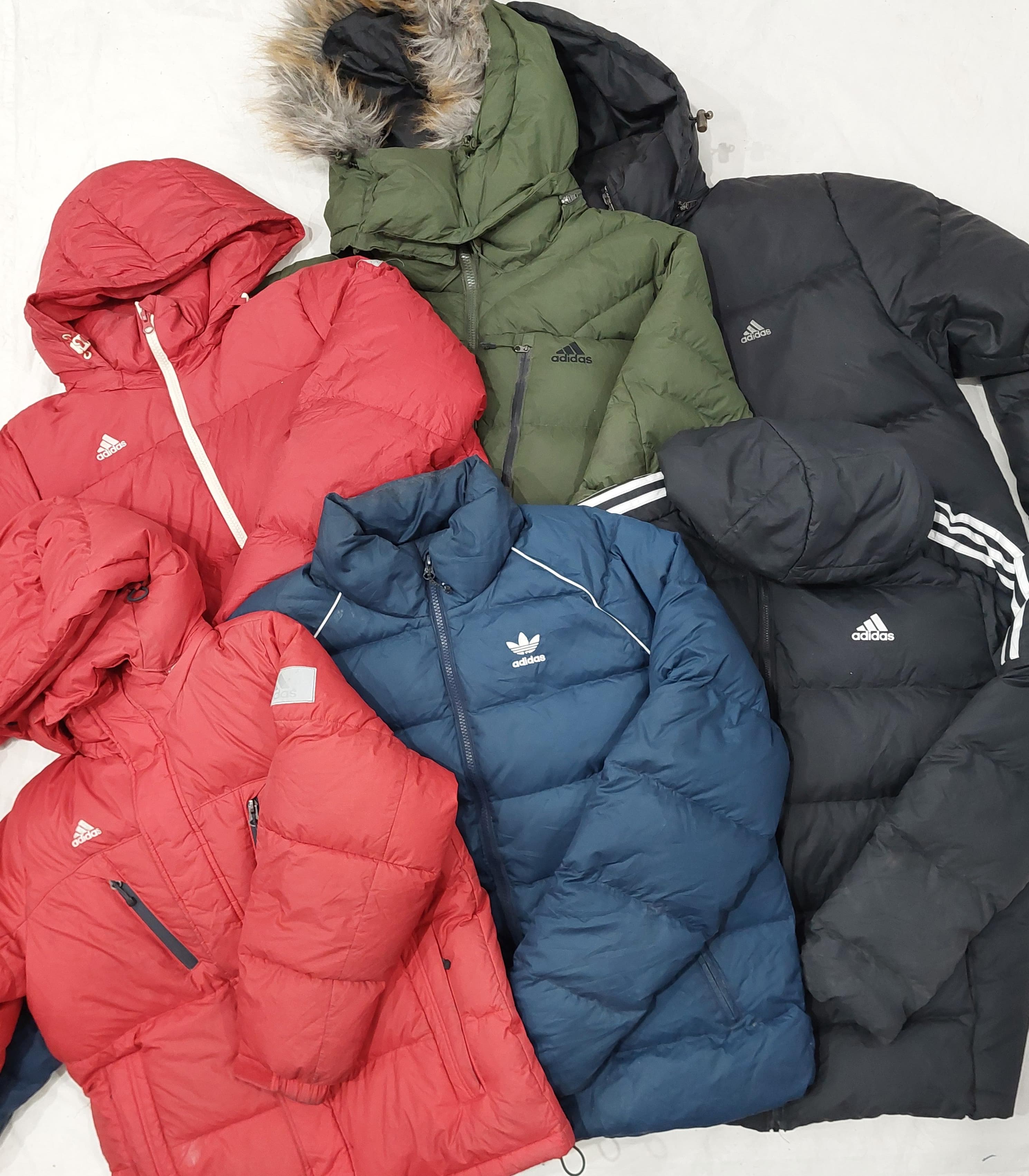 Jaquetas Puffer Branded Adidas - 10 Peças