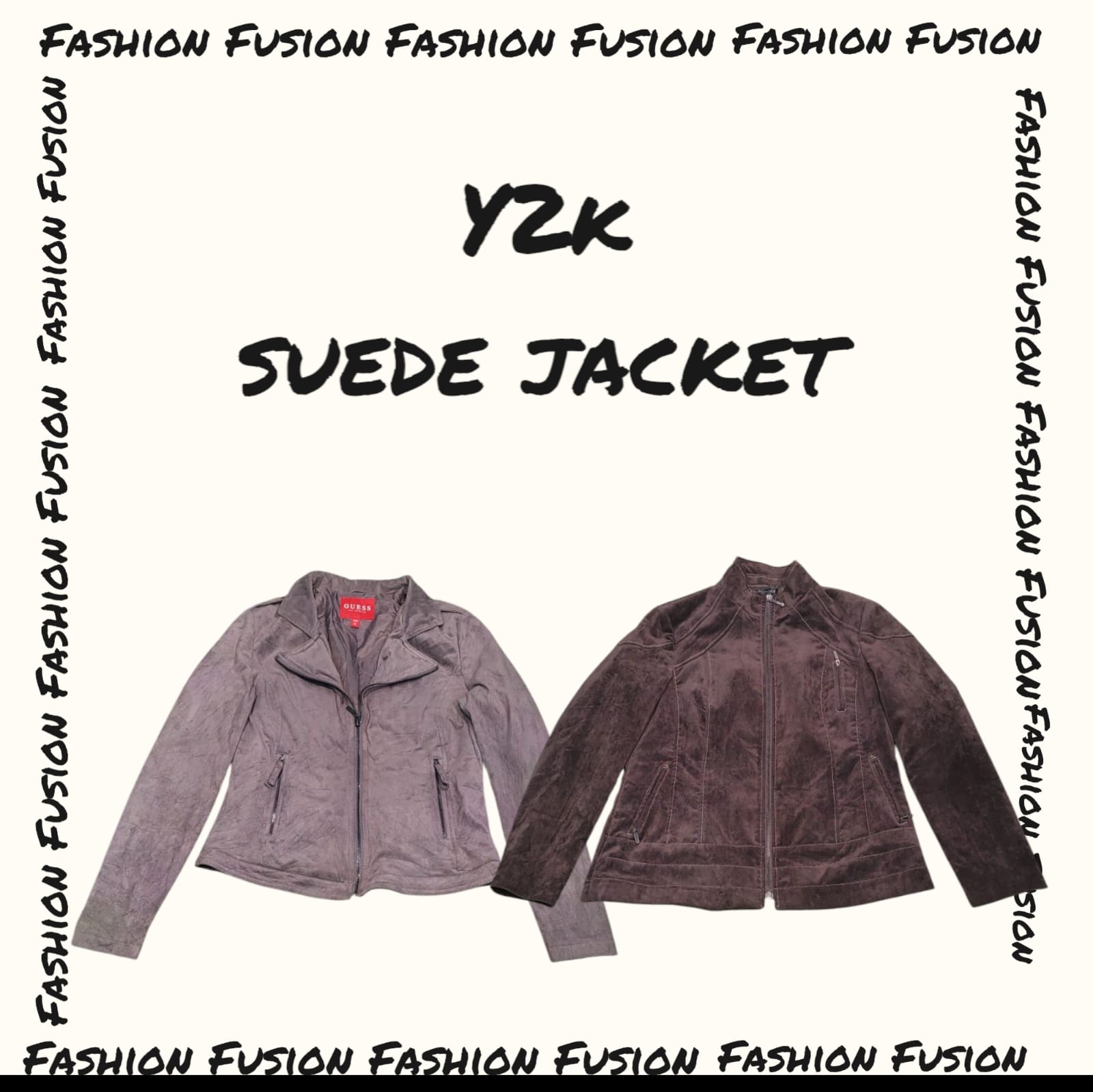 (FF-660) y2k suede jackets