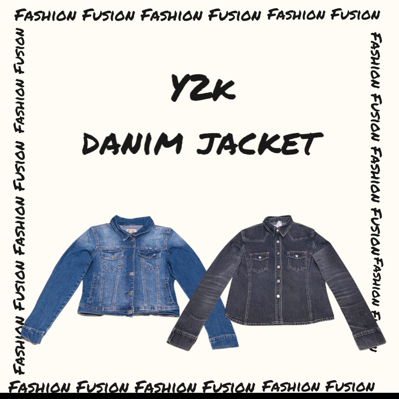 (FF-664) y2k denim jacket