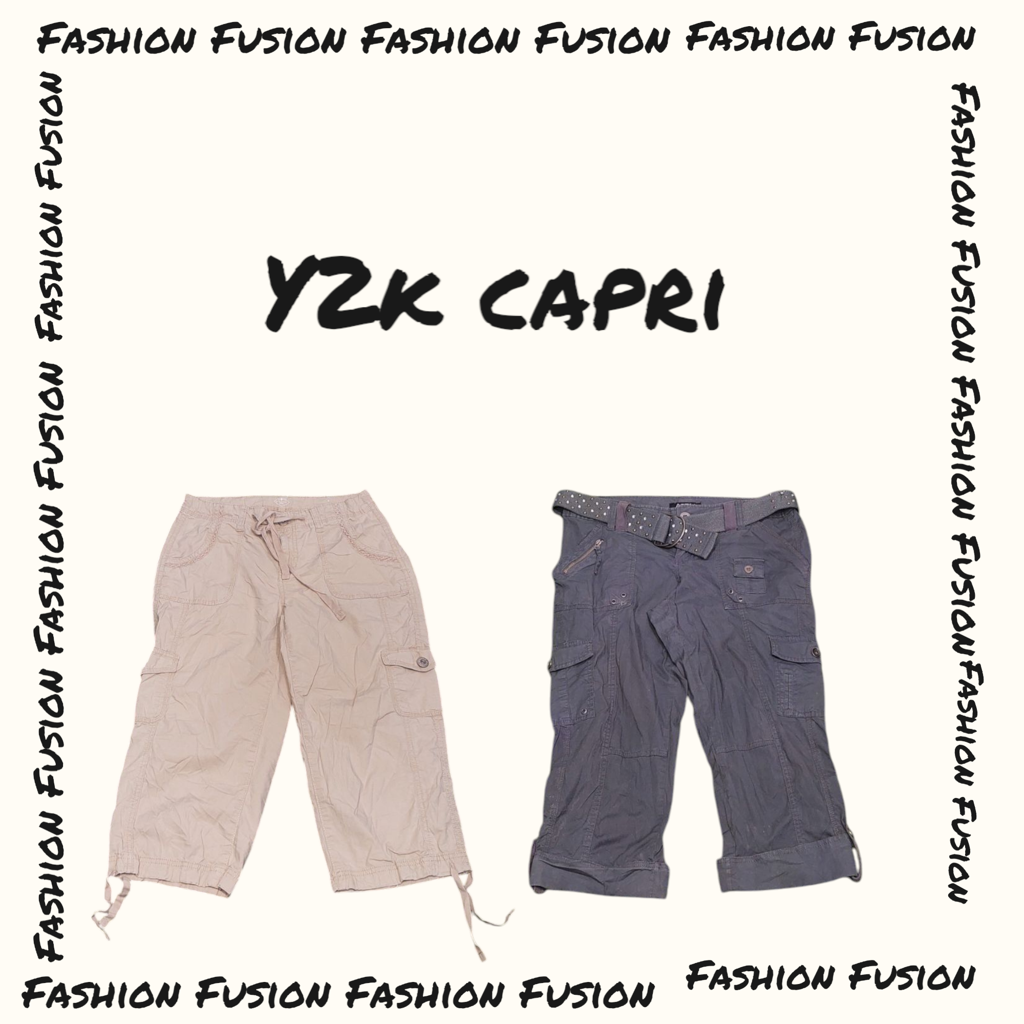 (FF-669) y2k cargo capri