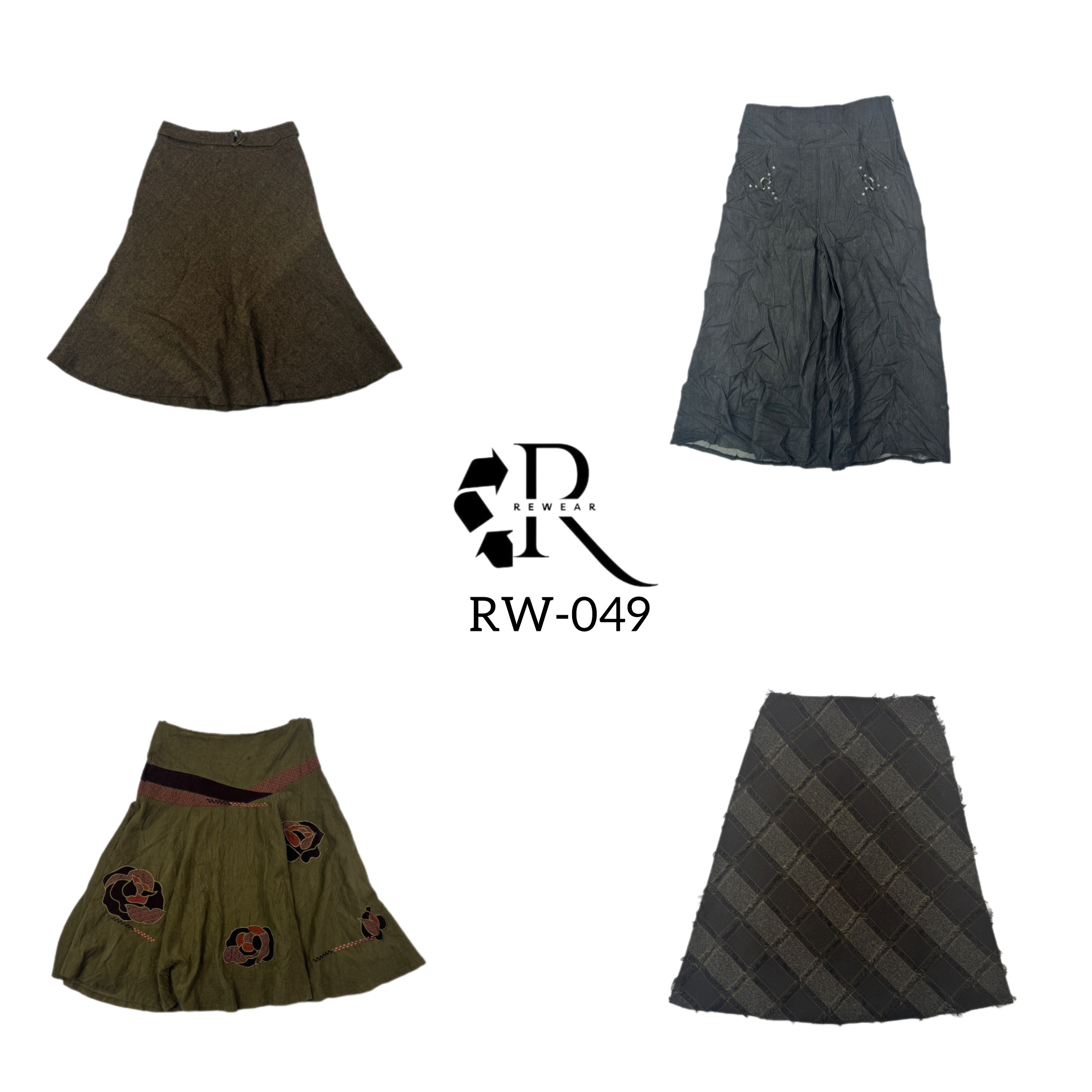 Y2K Unique Wool Skirts (RW-049)