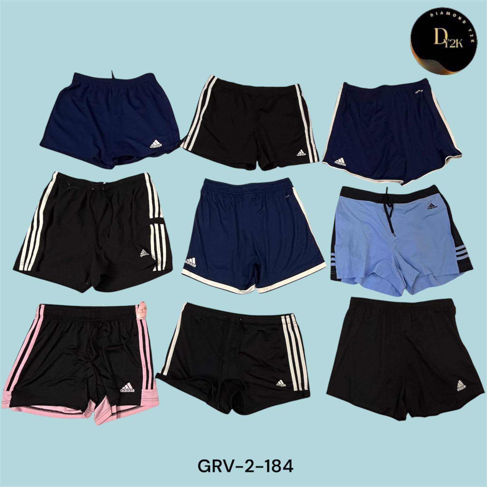 Shorts da corsa da donna Adidas – Morbidi e a vita alta (GRV-2-184)