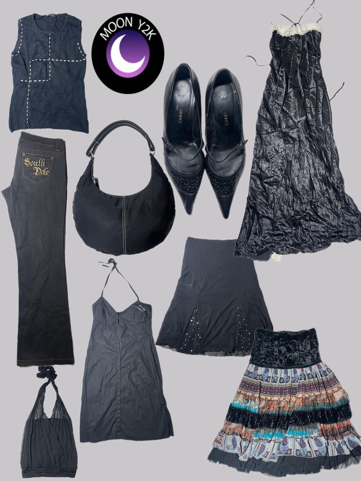Y2K Gothic Black Outfit Mix Starter Pack (M-41)