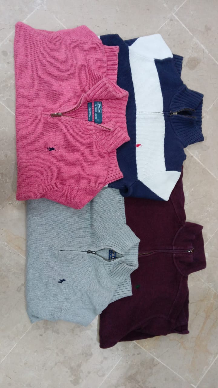 Ralph Lauren 1/4 zip.   34 pcs.