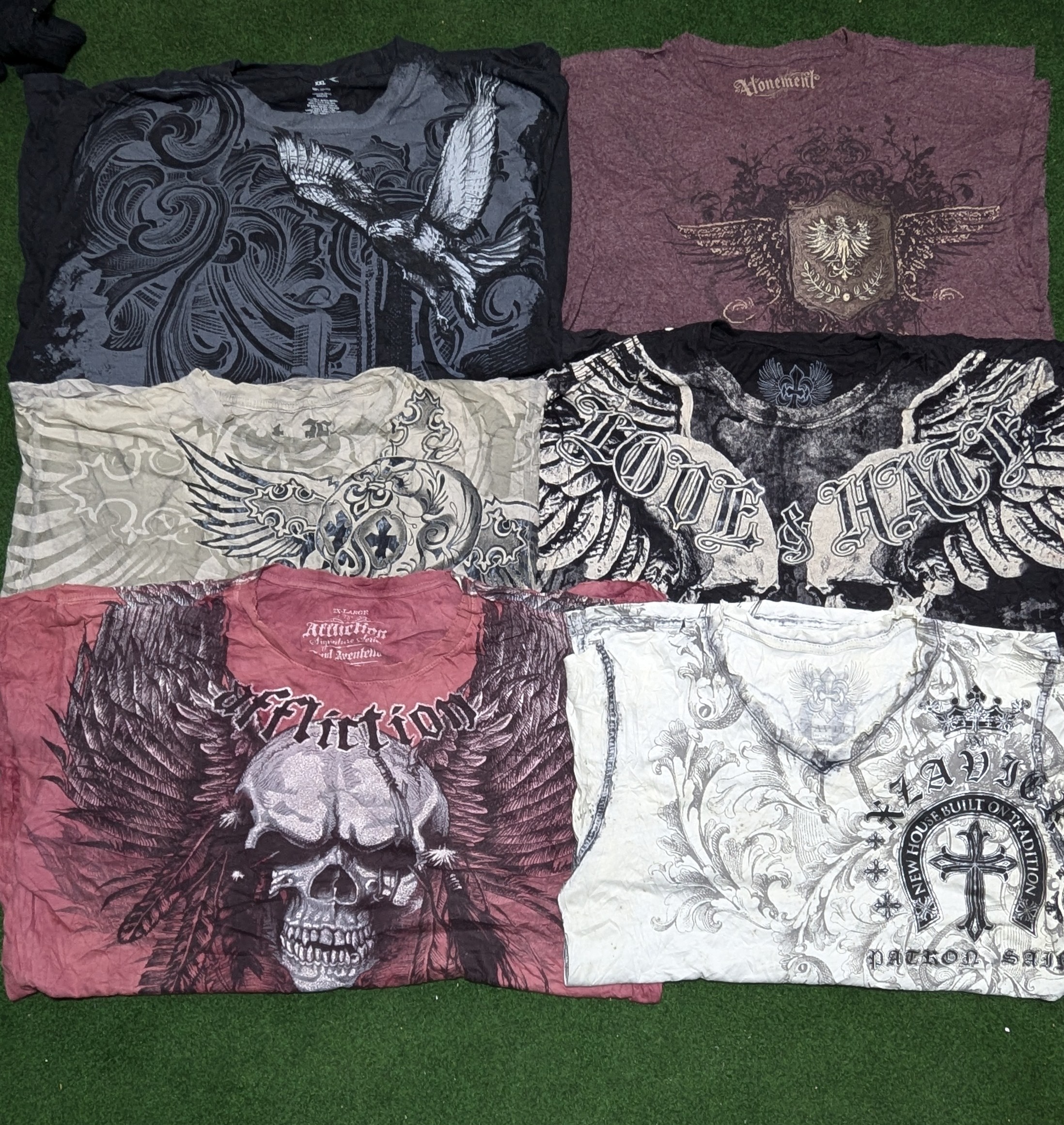 Afflication TShirts 30 Pezzi