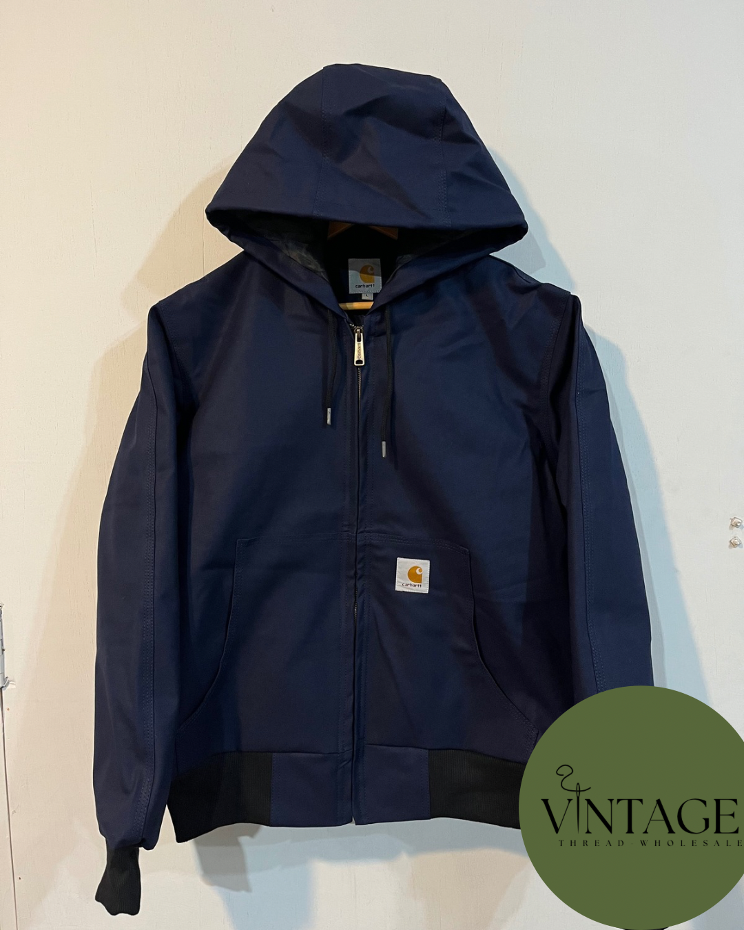 Giacca con cappuccio Navy in stile Carhartt rework - 15 pezzi