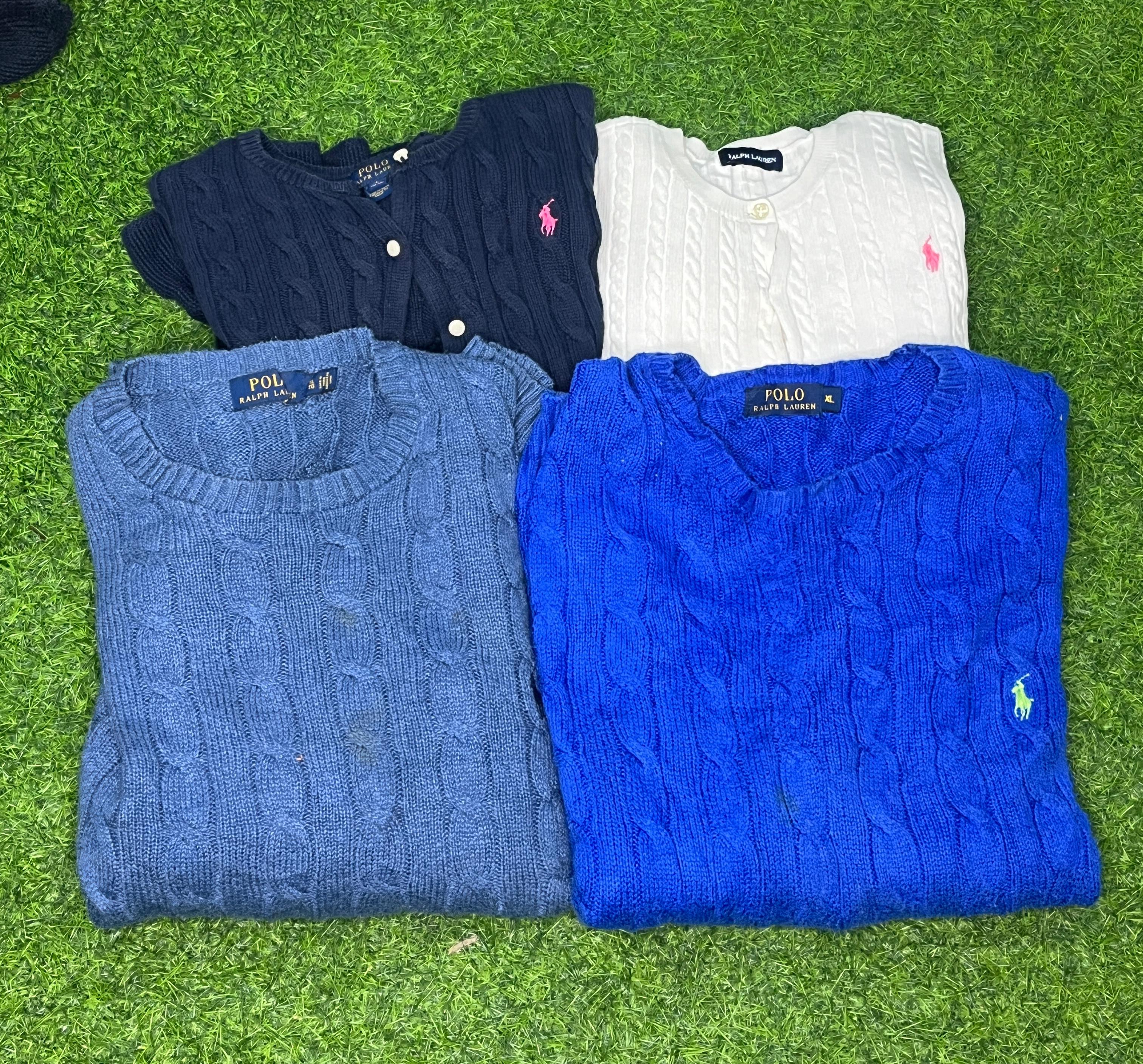 Ralph Lauren mix cable knit sweaters  25 pcs.