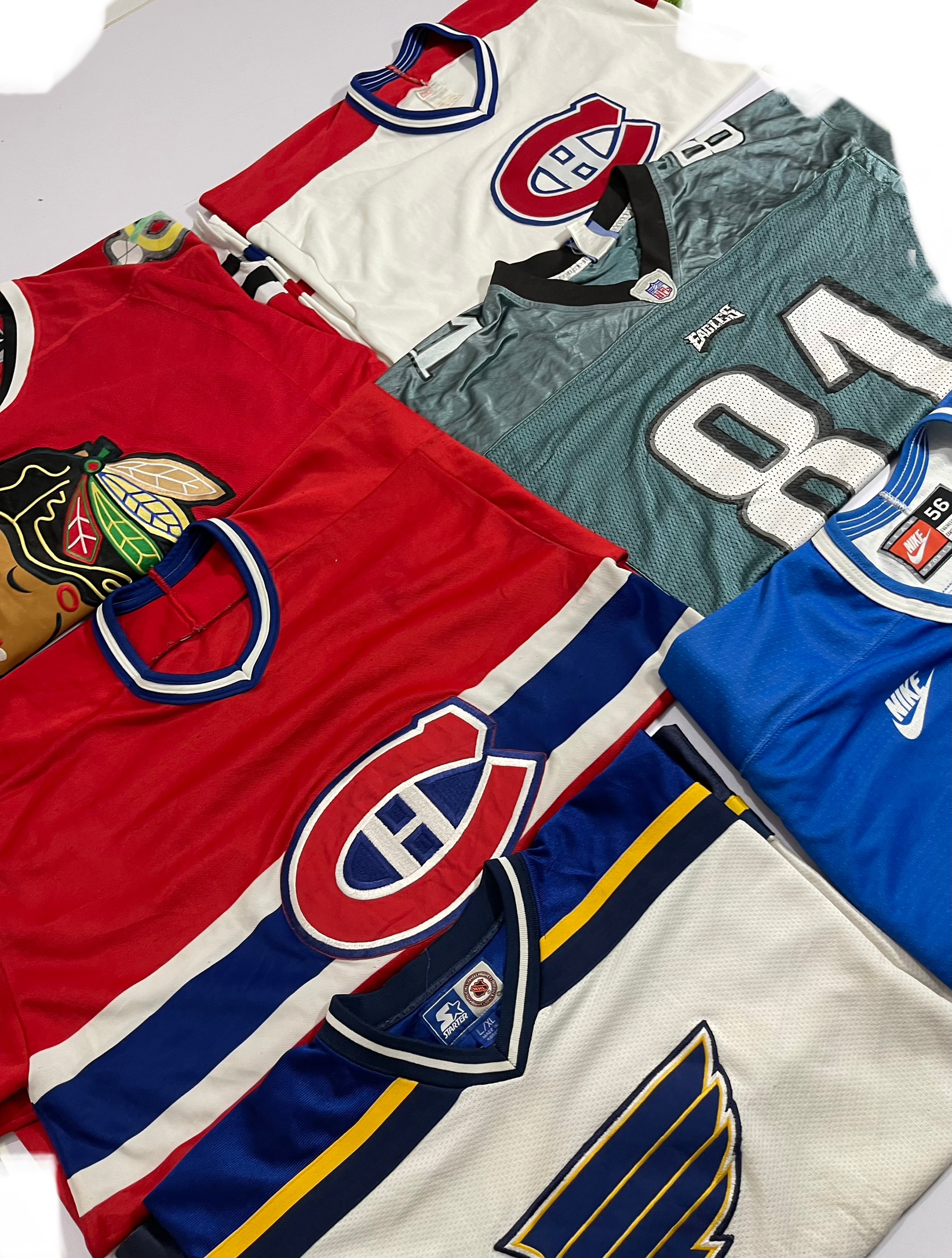 NFL NHL NBA jerseys 30 pcs