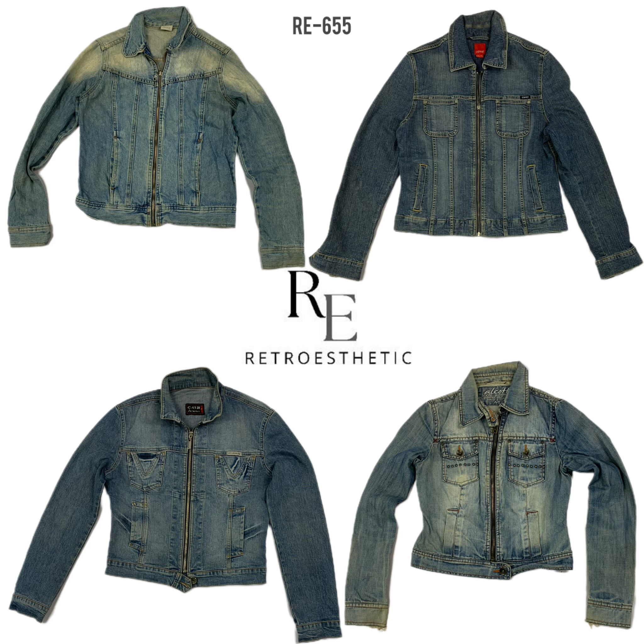 Y2K NYC IT Girl Denim Jacket (RE-655)