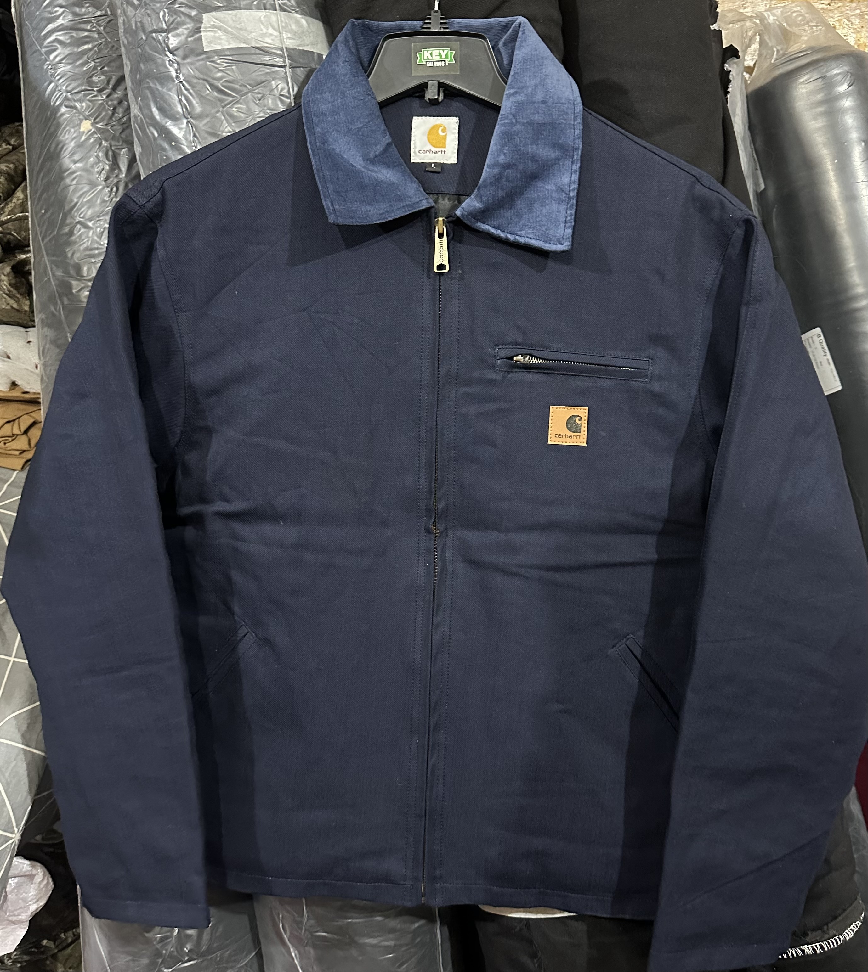 Carhartt detroit rework style blue jackets