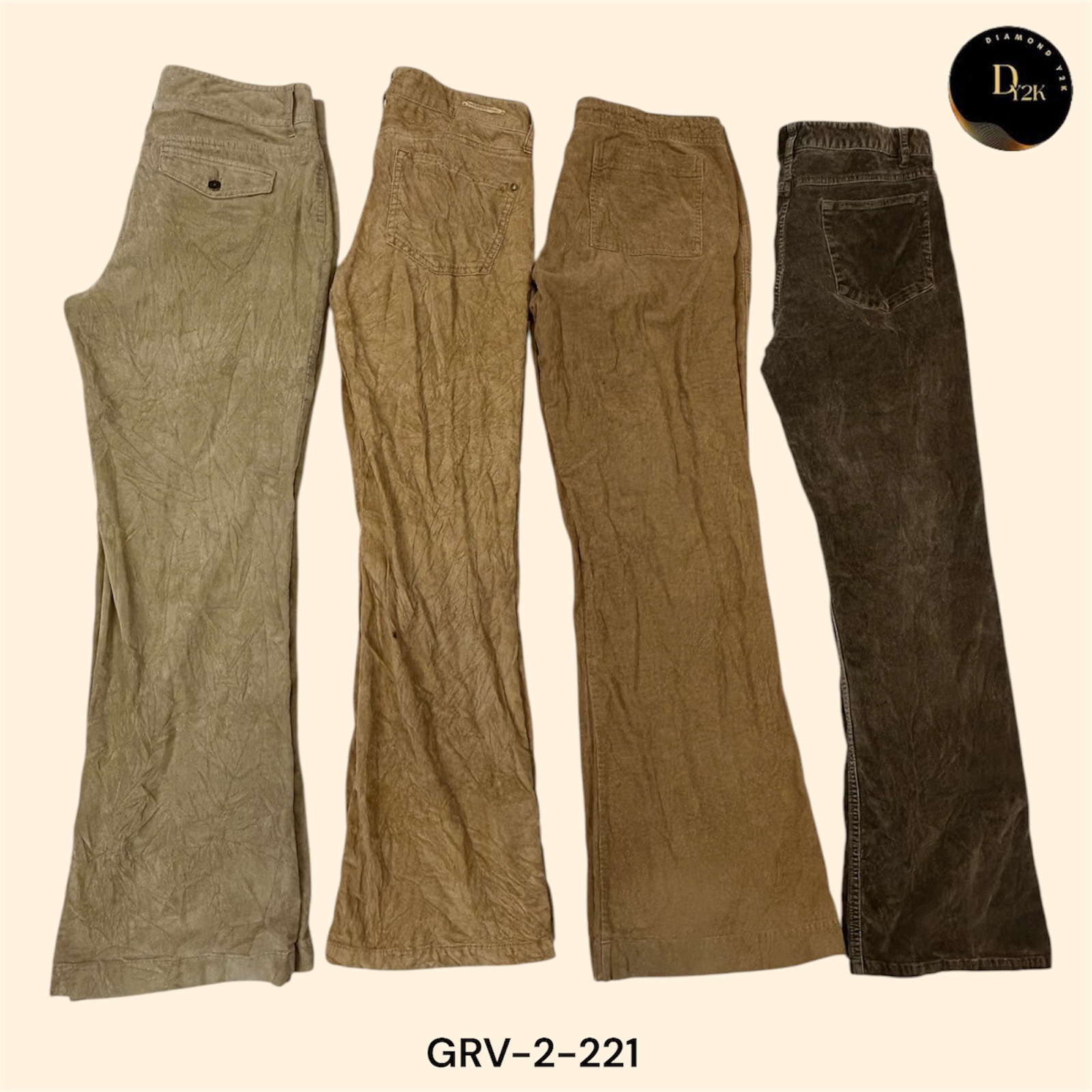 Wide-Leg Corduroy Pants – Fashionable & Breathable Design (GRV-2-221)