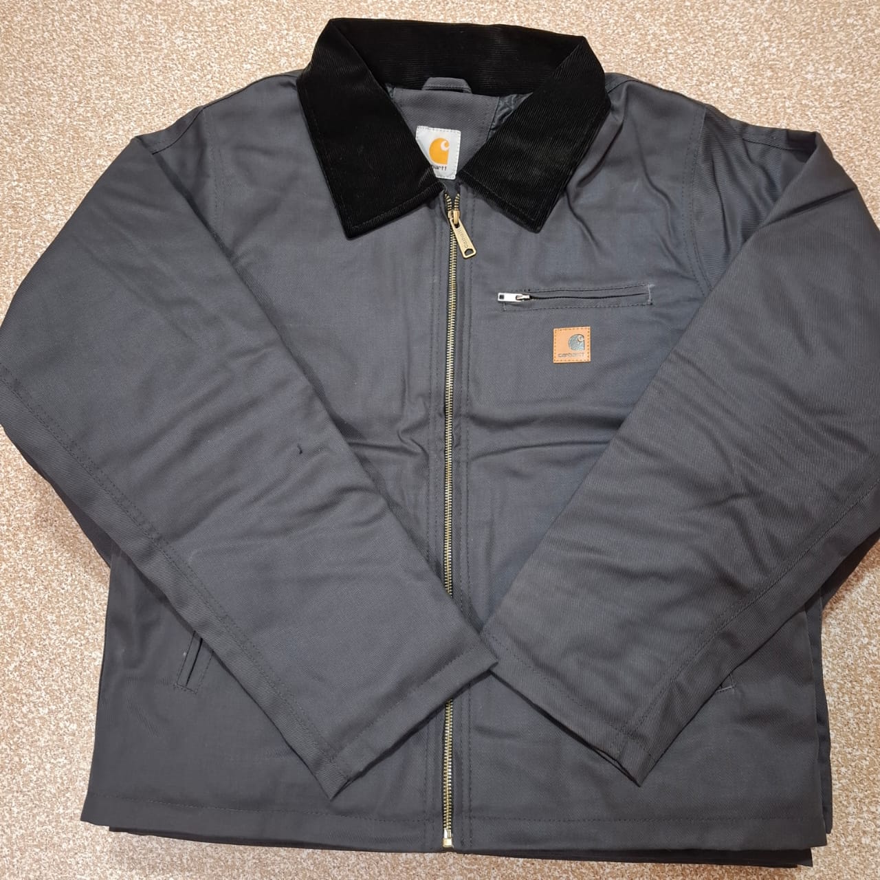 Carhartt Rework Style Grey Jacket.