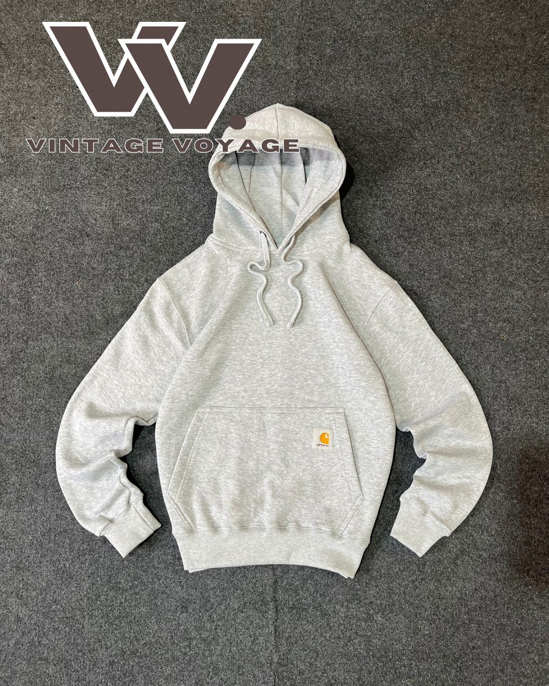 Carhartt Rework Style Pull Over Graue Hoodies - MOQ 15 Stück #3525