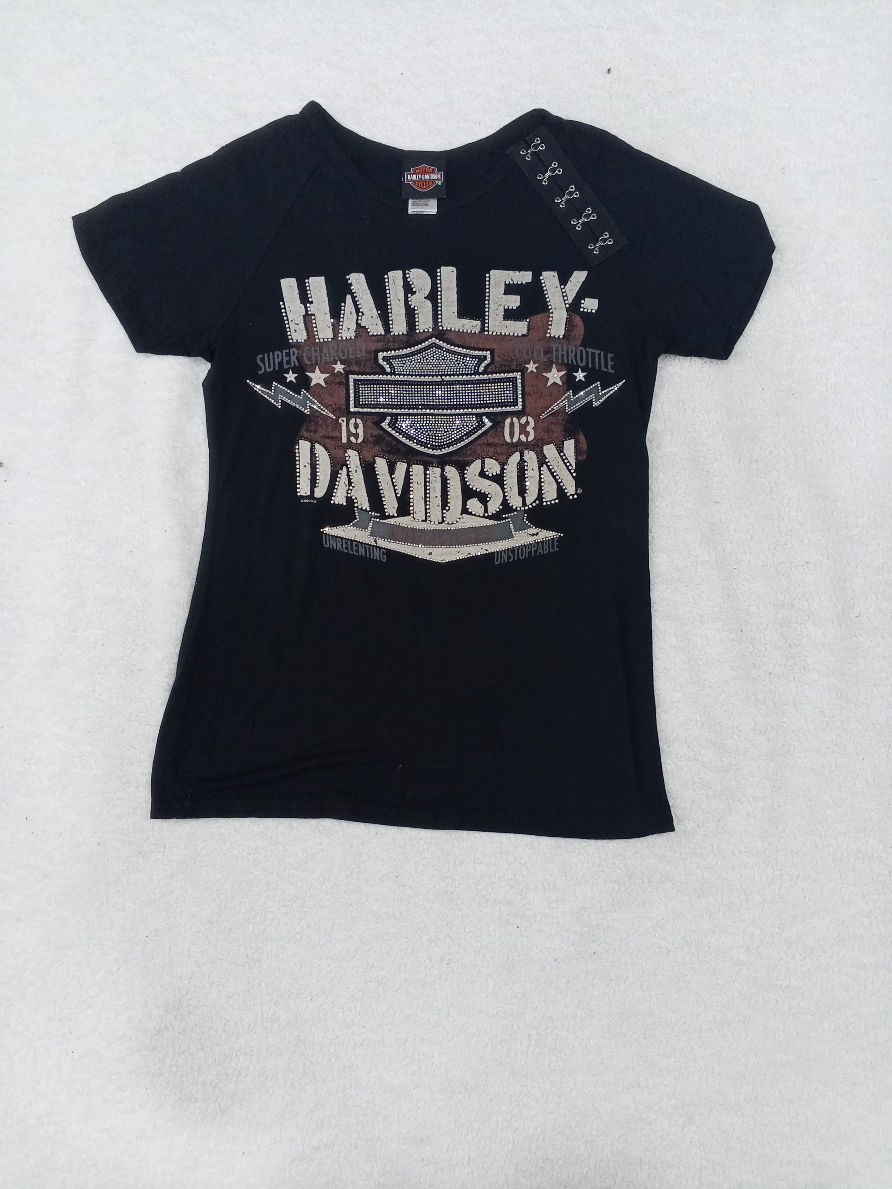 CR3717 Harley Davidson Baby tees - 20 Pcs