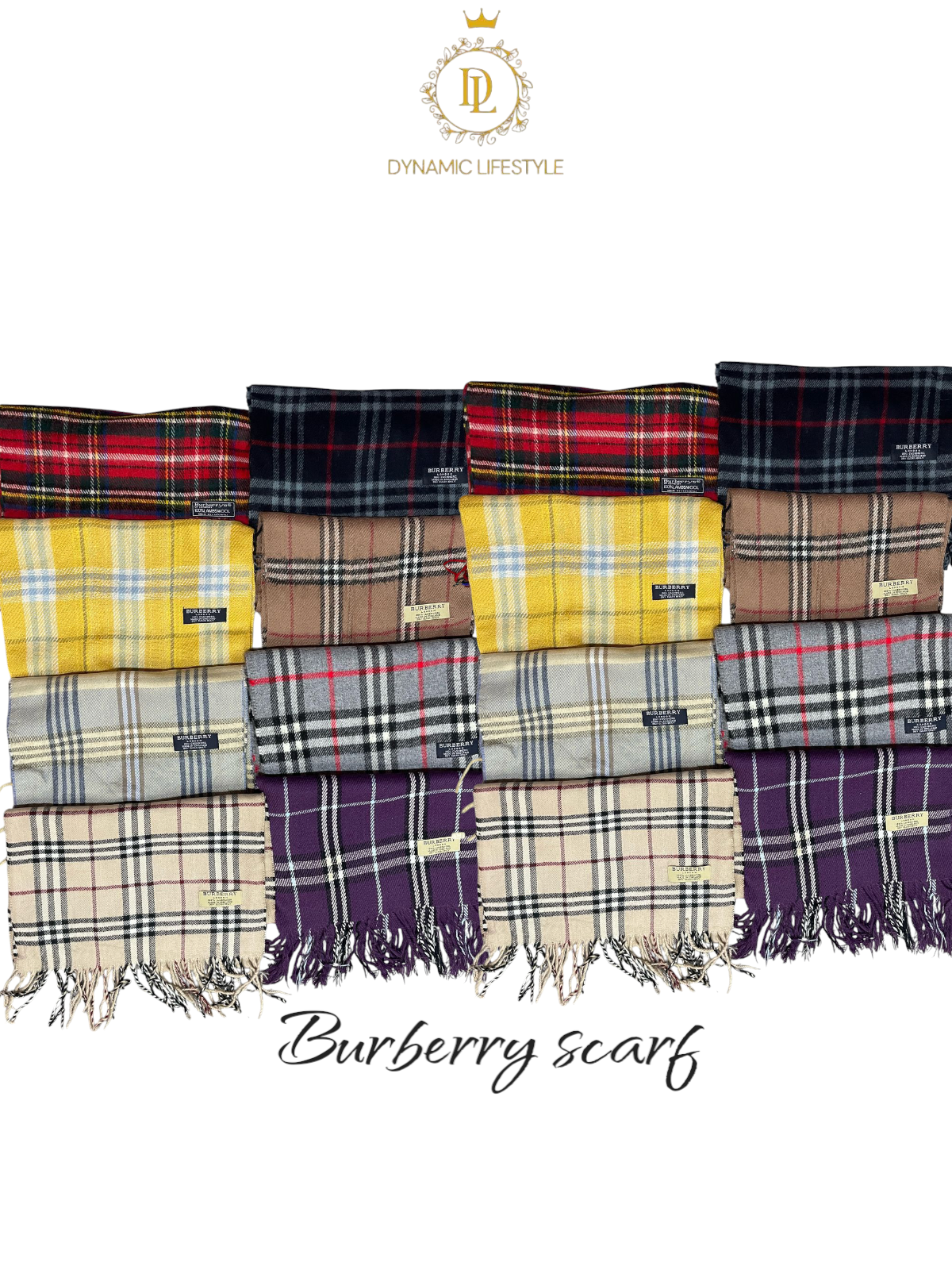 Cachecóis Burberry 10 pcs