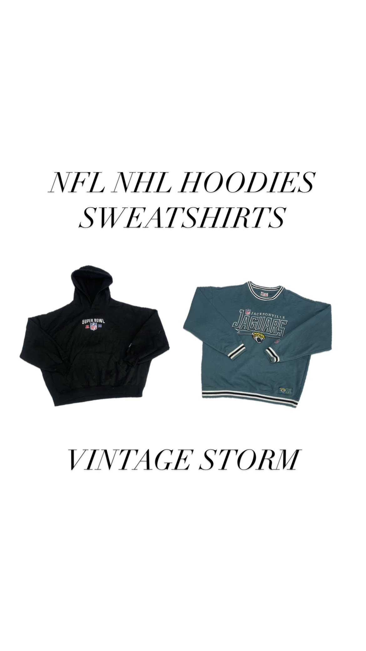 NFL NHL Sweatshirts