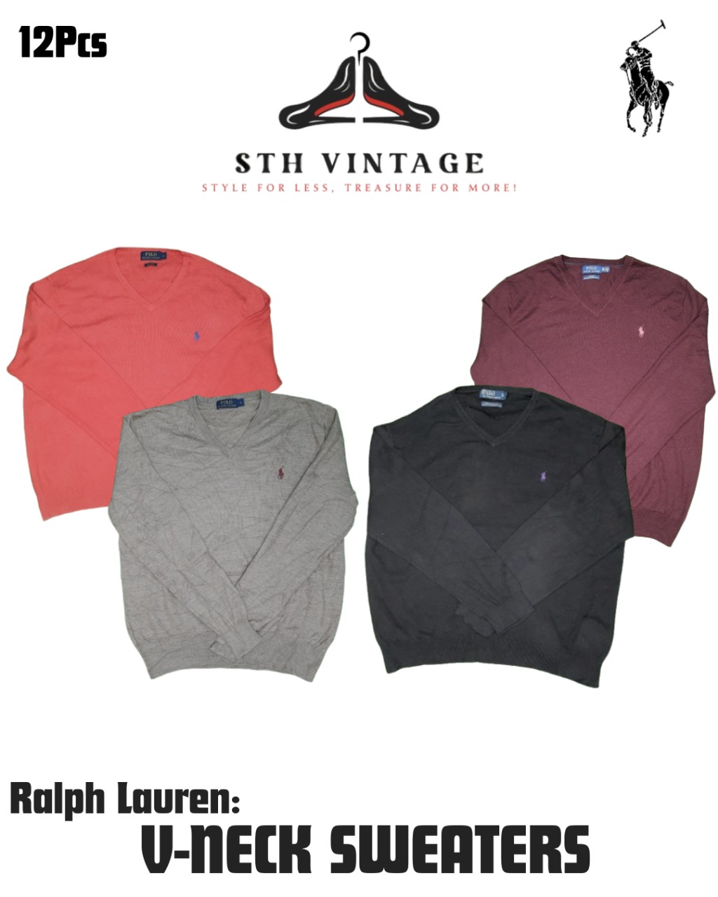 Ralph Lauren V-Ausschnitt Pullover
