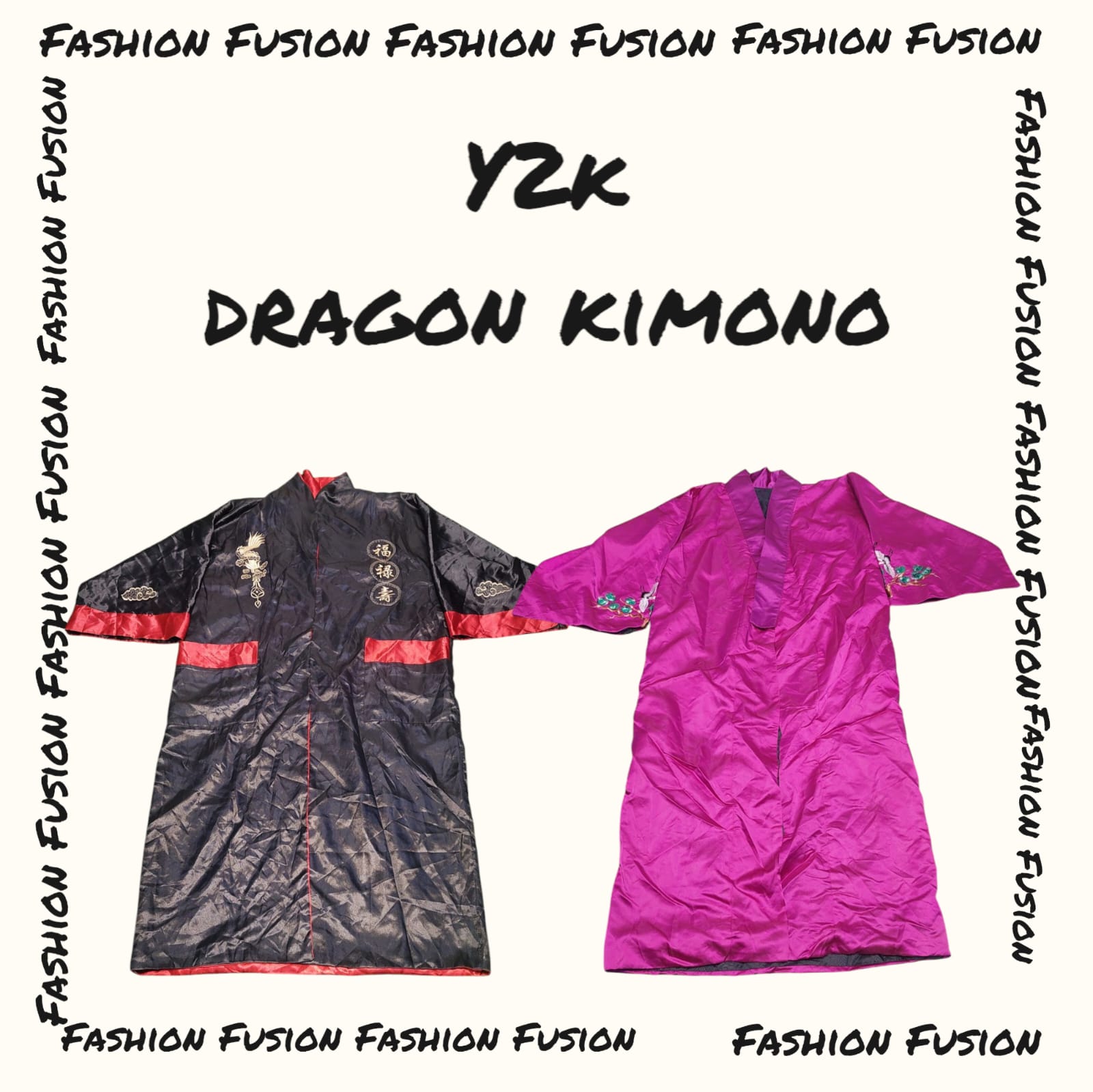 (FF-691) y2k dragon kimono