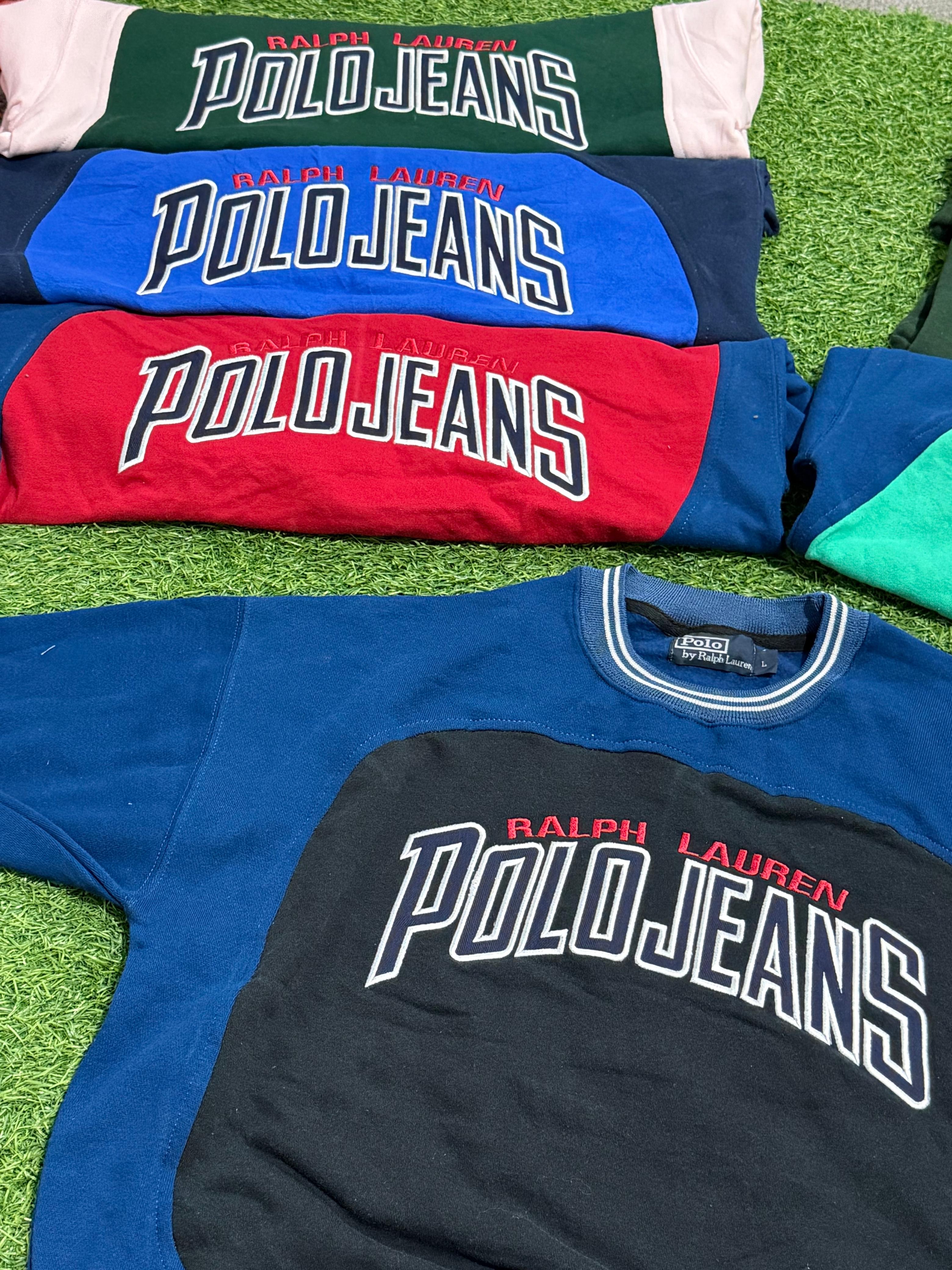 Reworked style Polo sweatshirts