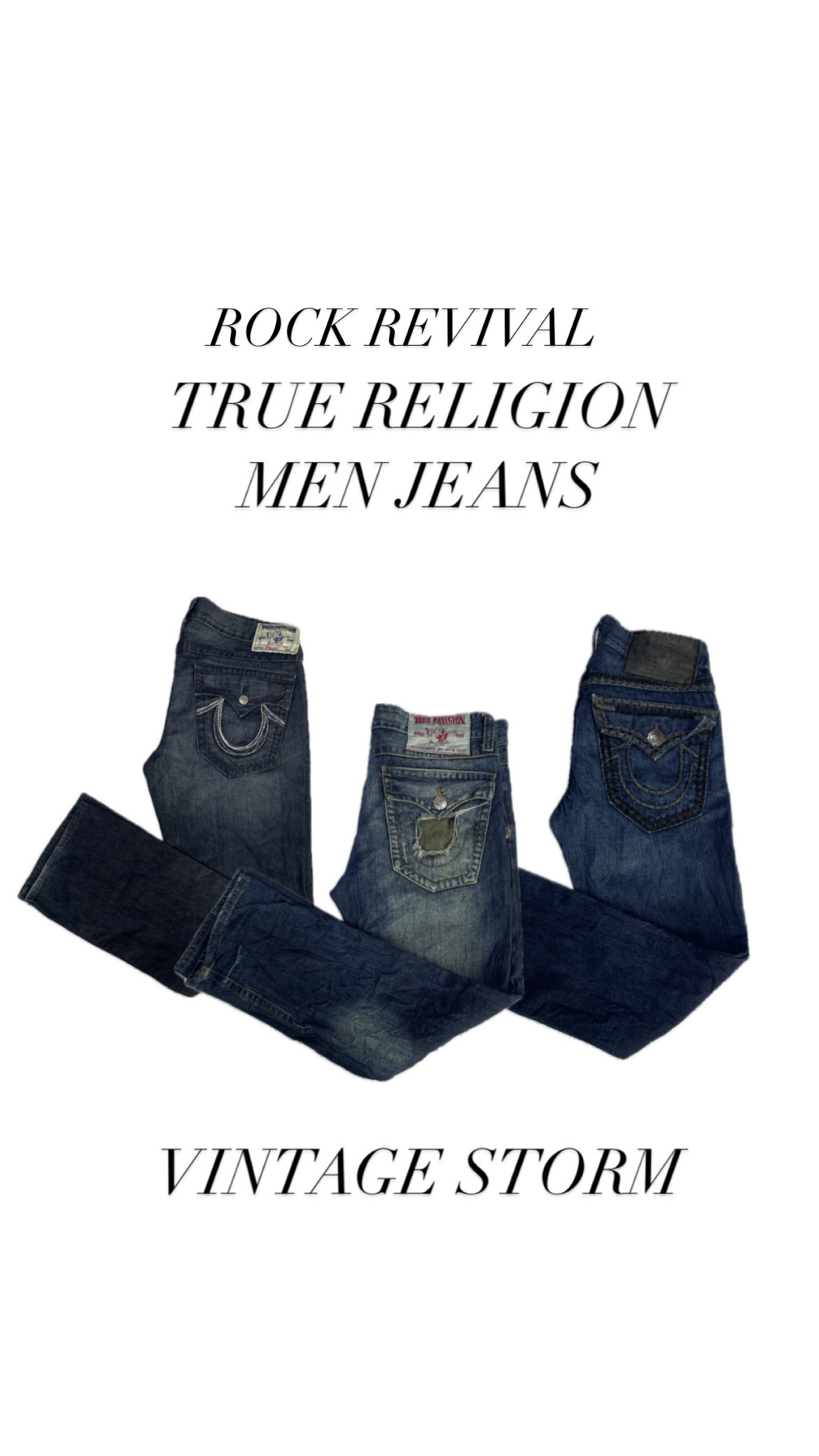 True Religion Rock Revival Herren Jeans