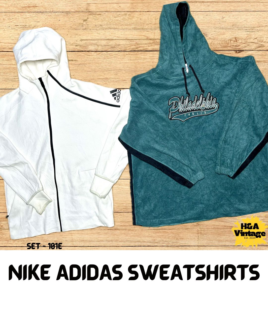 Adidas Nike Track Sweatshirts 10 Pcs