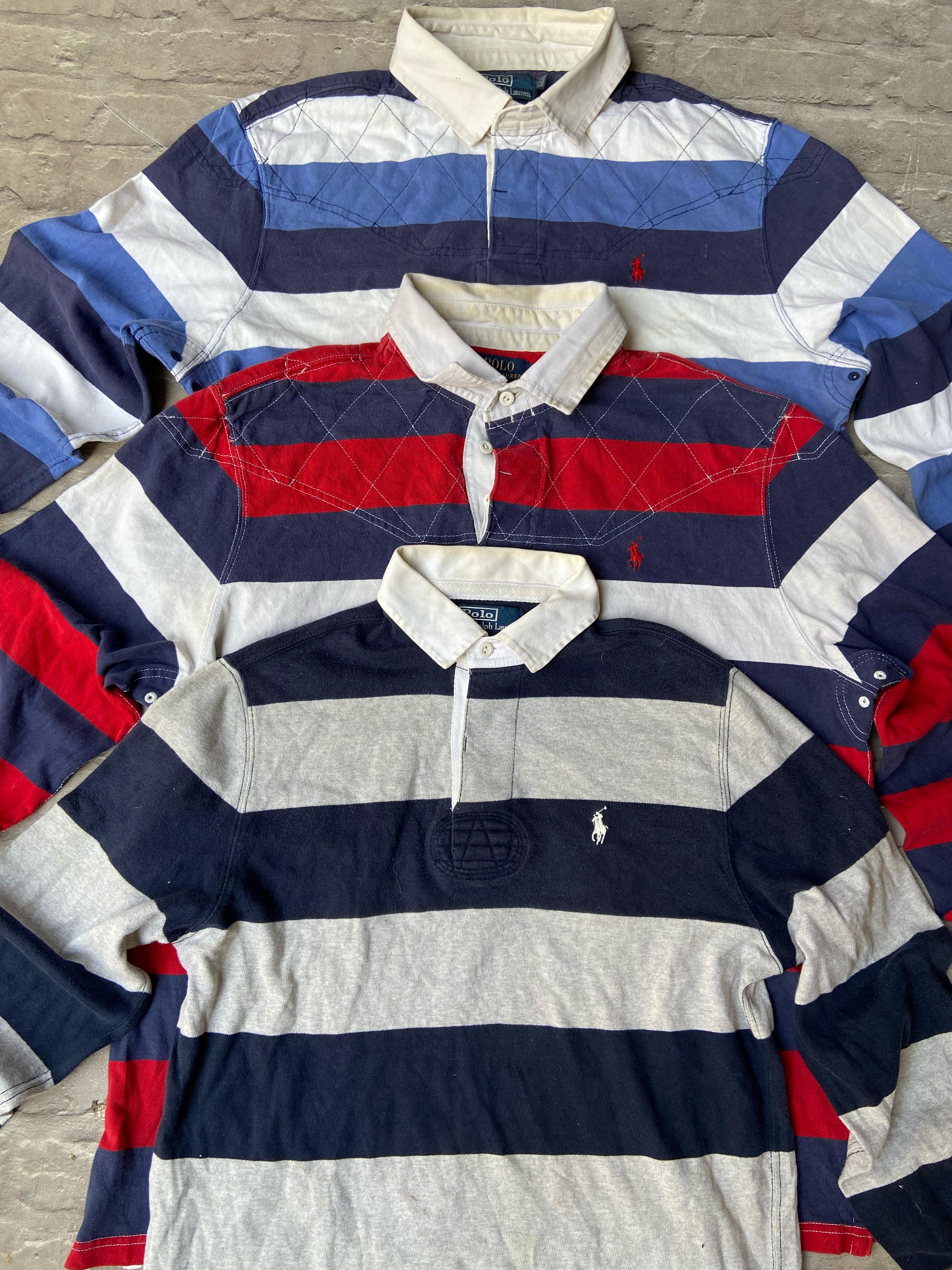 Shirts de rugby Ralph Lauren - 10 pièces