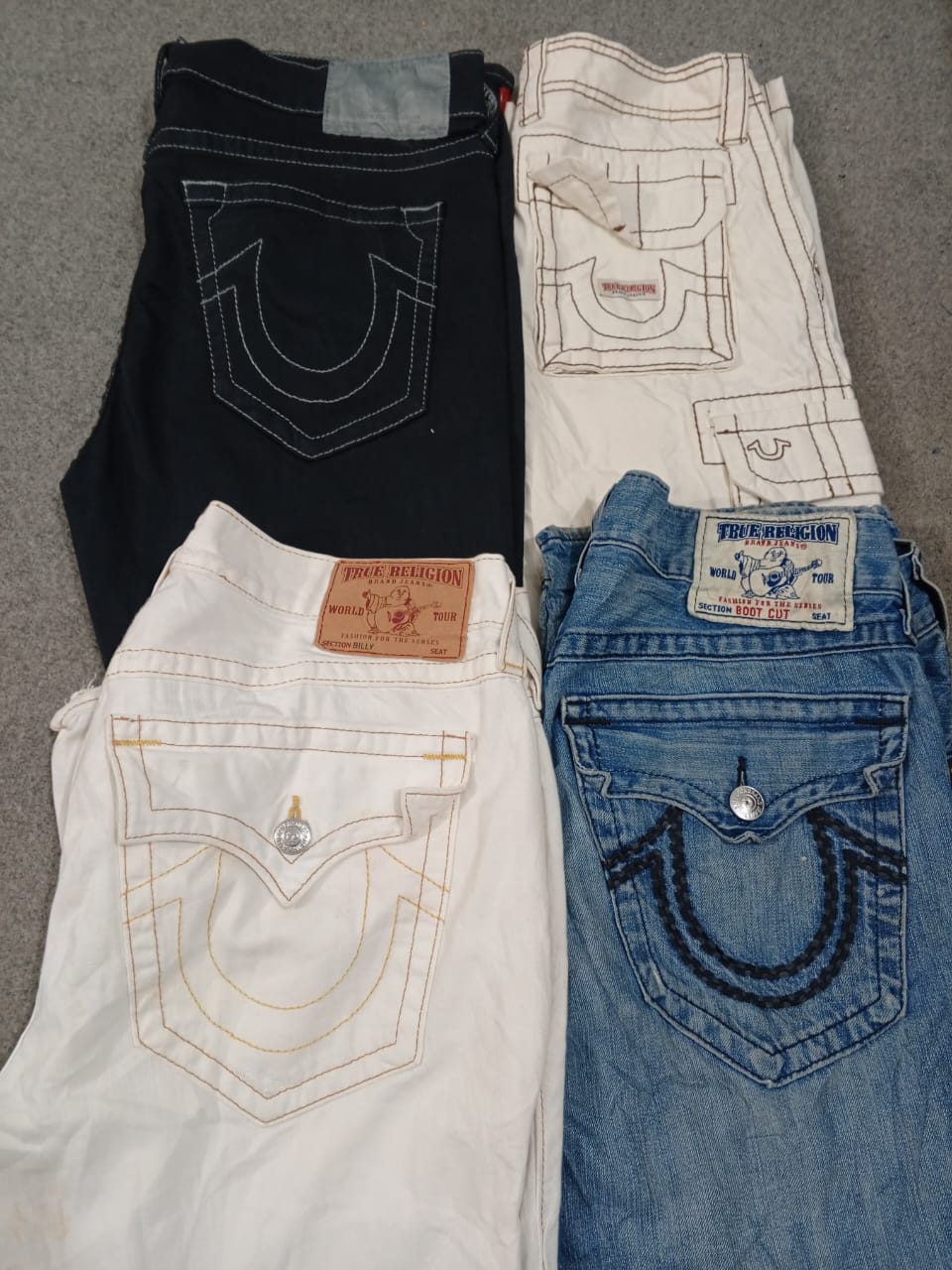 #571 Männer Vintage True Religion Jeans - 13 Stück