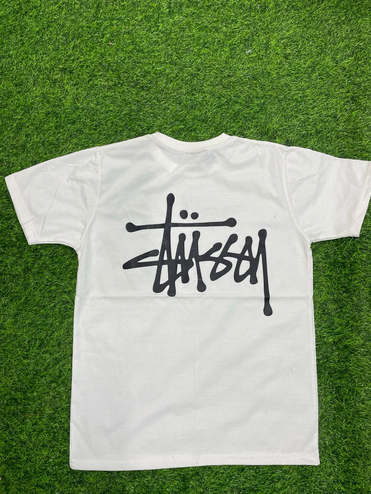 Stussy  T shirts black and white (rework style)
