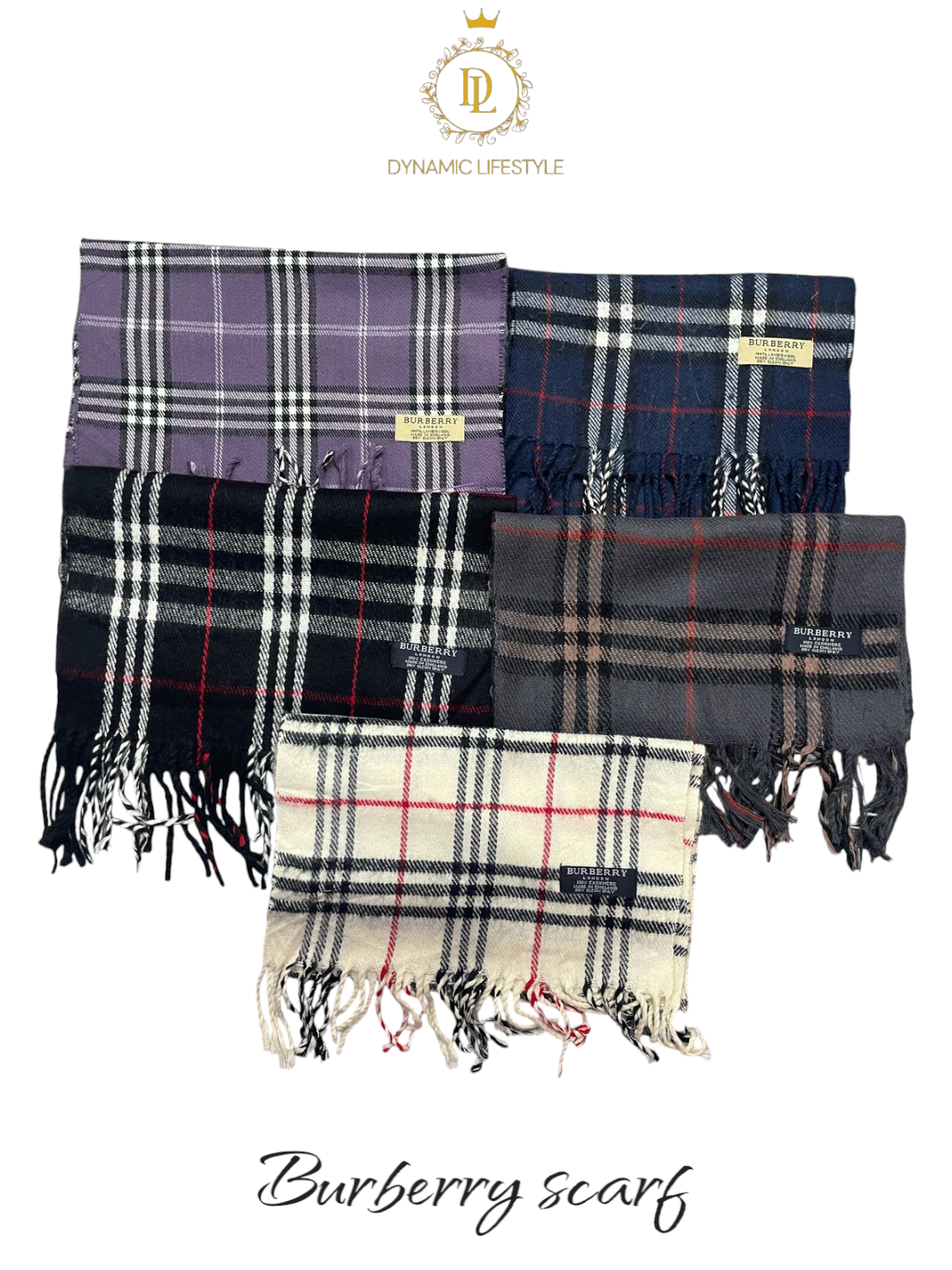 Cachecóis Burberry 20 pcs