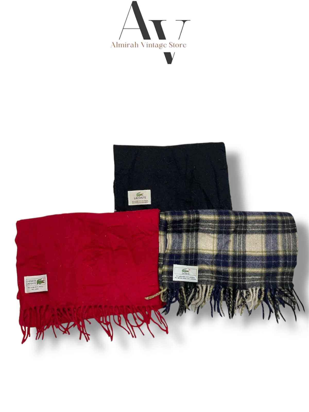 Lacoste Scarves 5 pcs