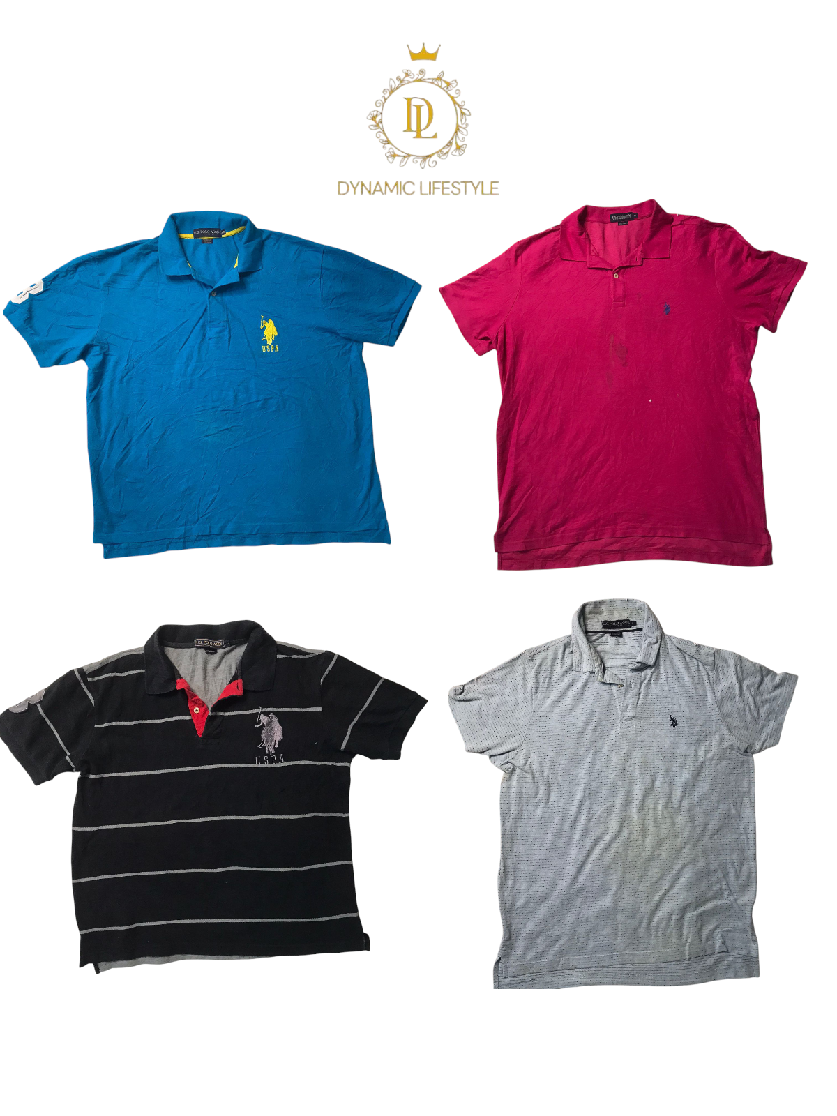 Us polo assn camisetas 15 pcs