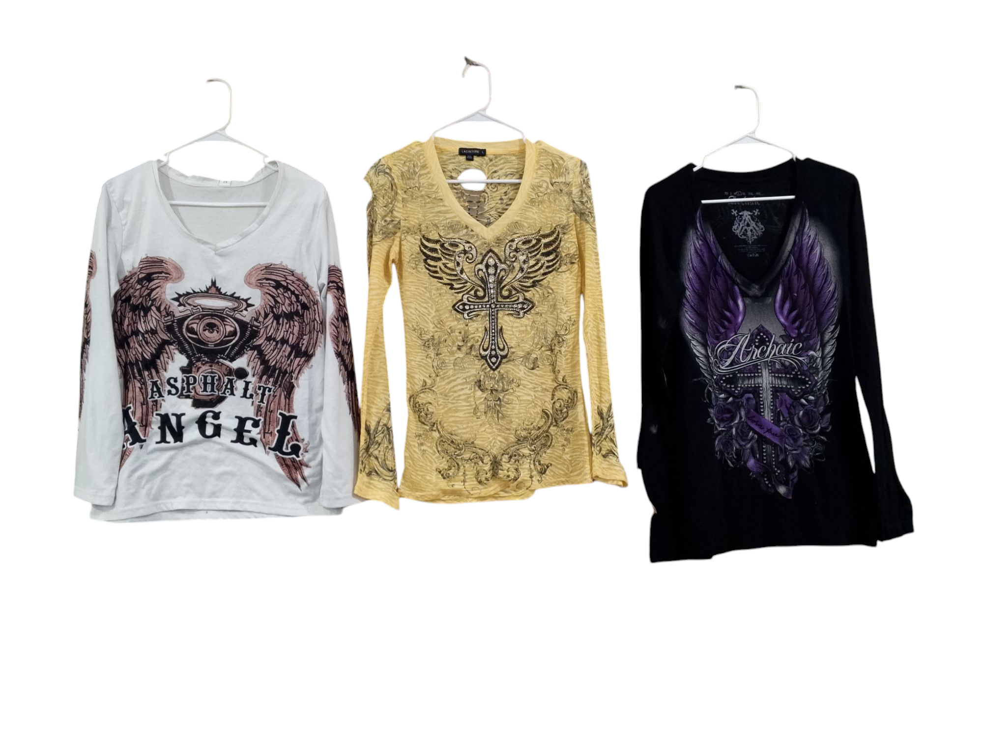 T-shirts style Affliction grade abc-11pcs -mar7/25